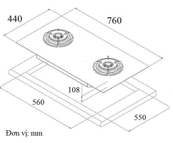 Bếp gas Eurosun EU-GA292SA