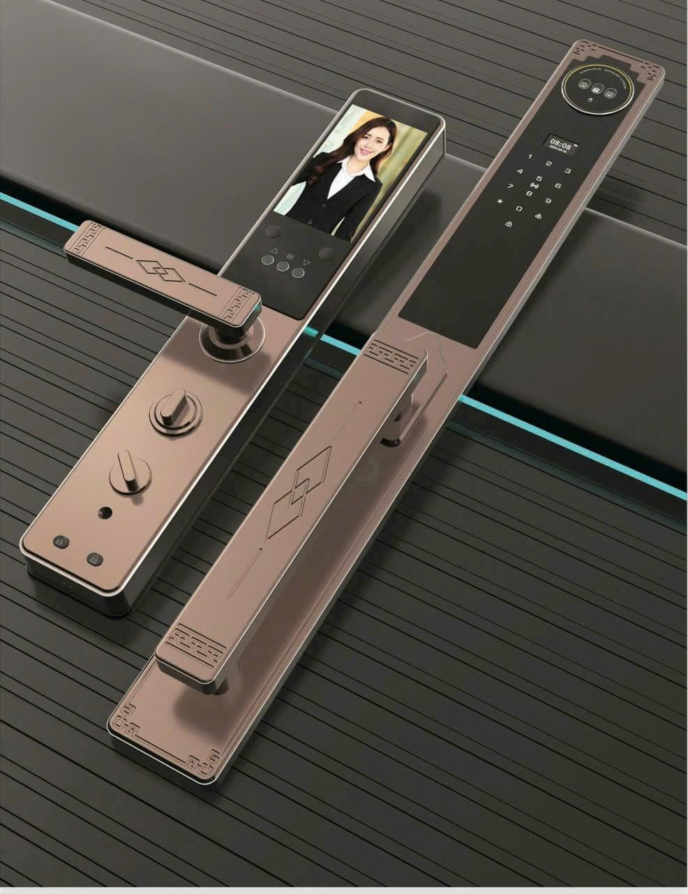Khóa Cửa Điện Tử KASSLER KL-968 CNC COFFEE APP