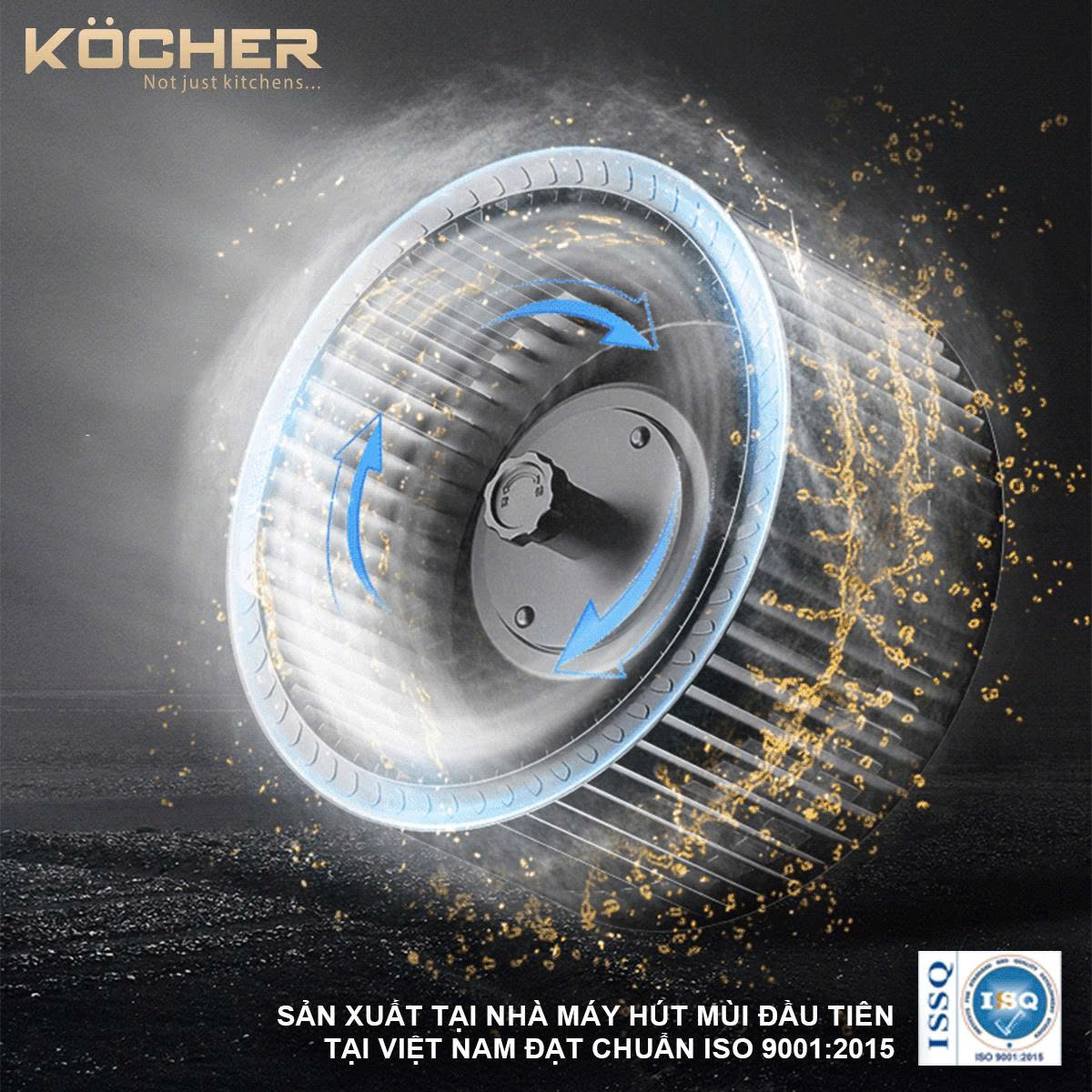 Máy Hút Mùi KOCHER TURBO X3D-350D AUC