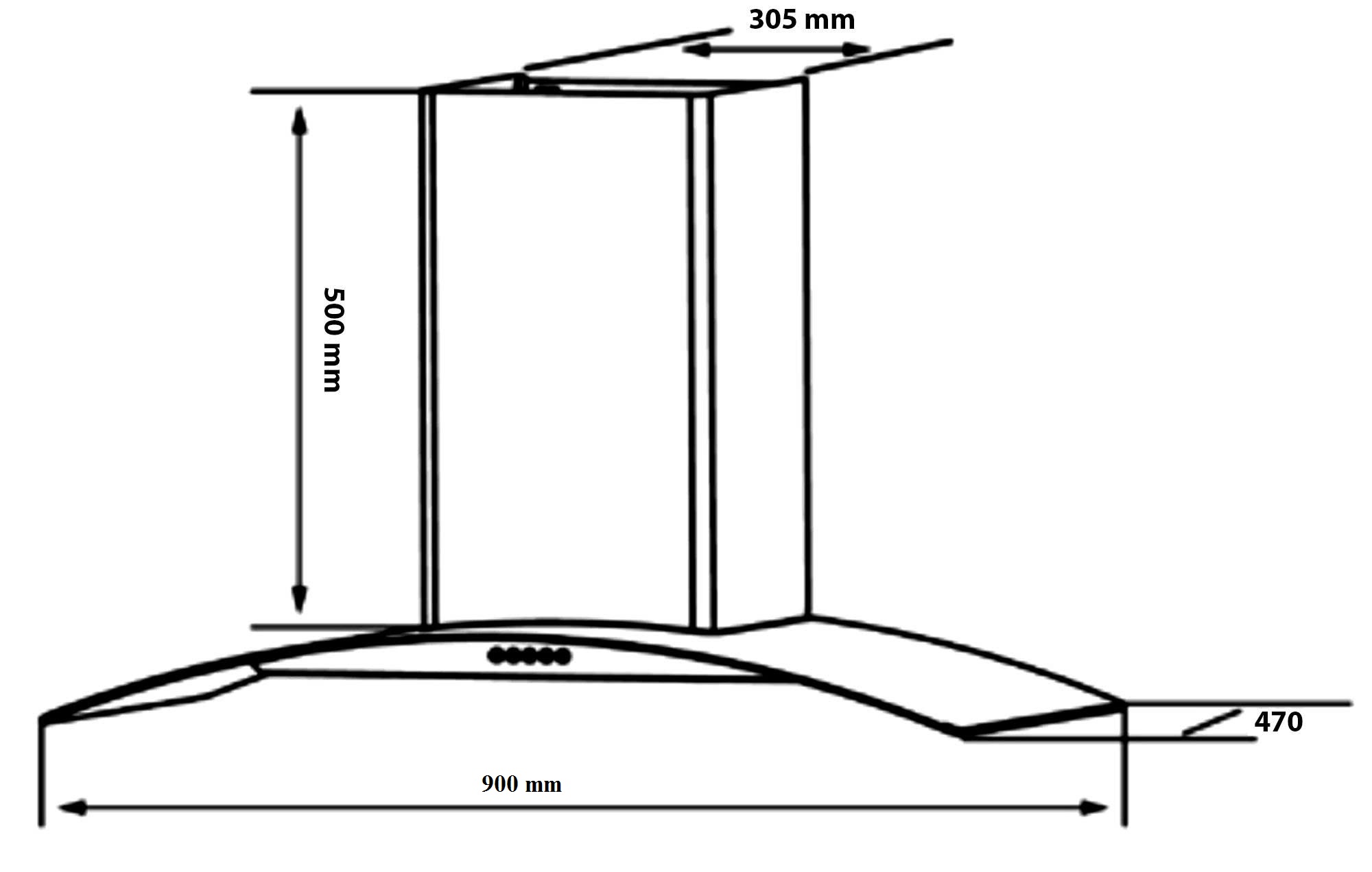 Máy Hút Mùi KOCHER K-8872V 90
