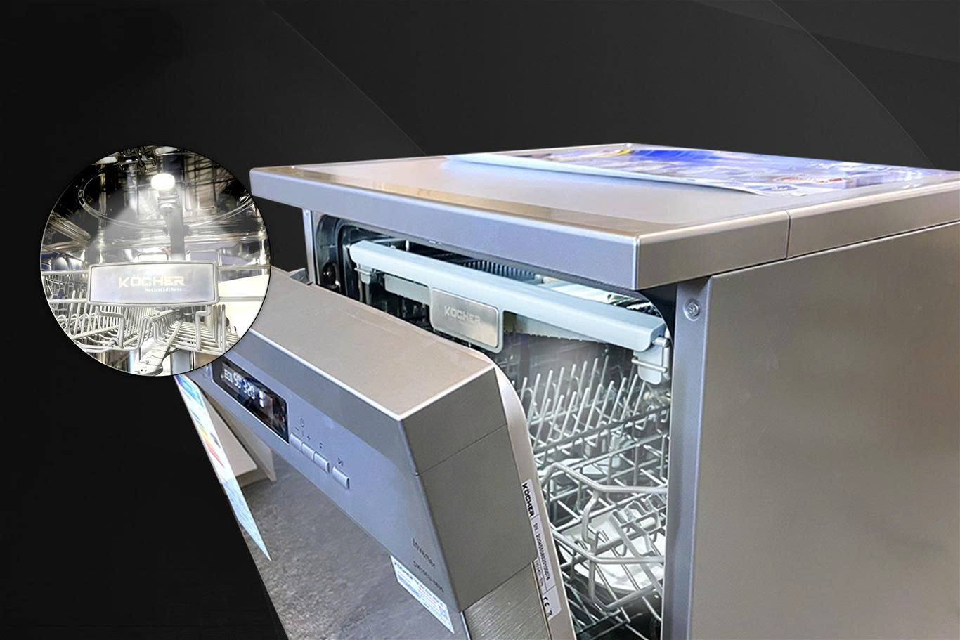 Máy rửa chén KOCHER KDEU-8835SM Series 6