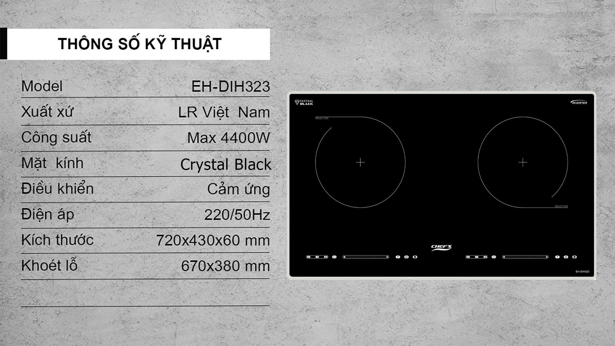 Bếp Từ Chefs EH-DIH323