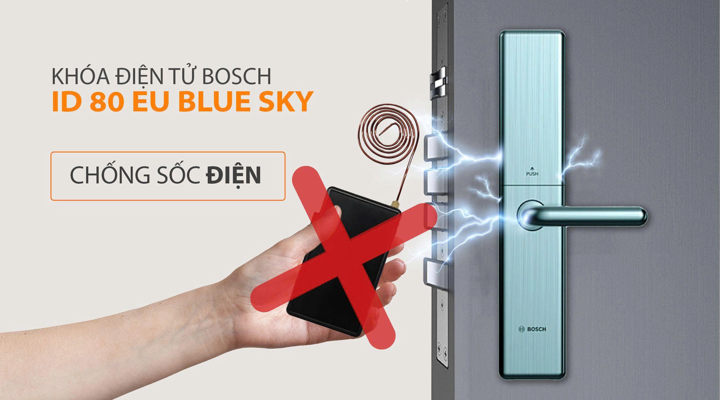 Khóa Điện Tử BOSCH ID 80 DE XANH APP
