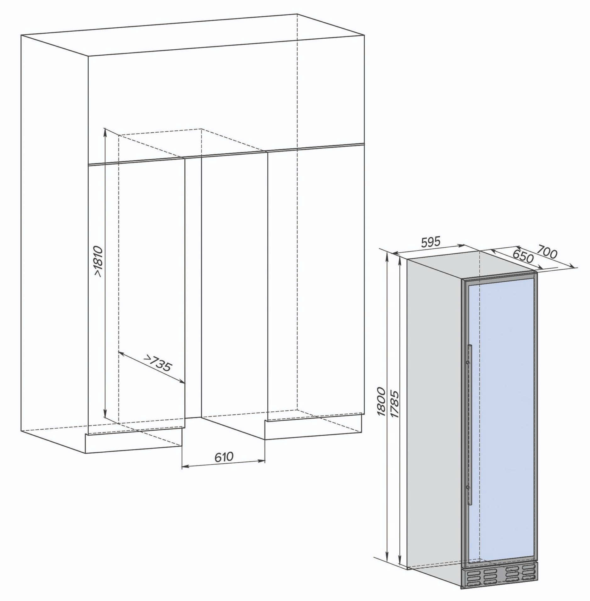 Tủ bảo quản rượu KAFF KF-WC425L