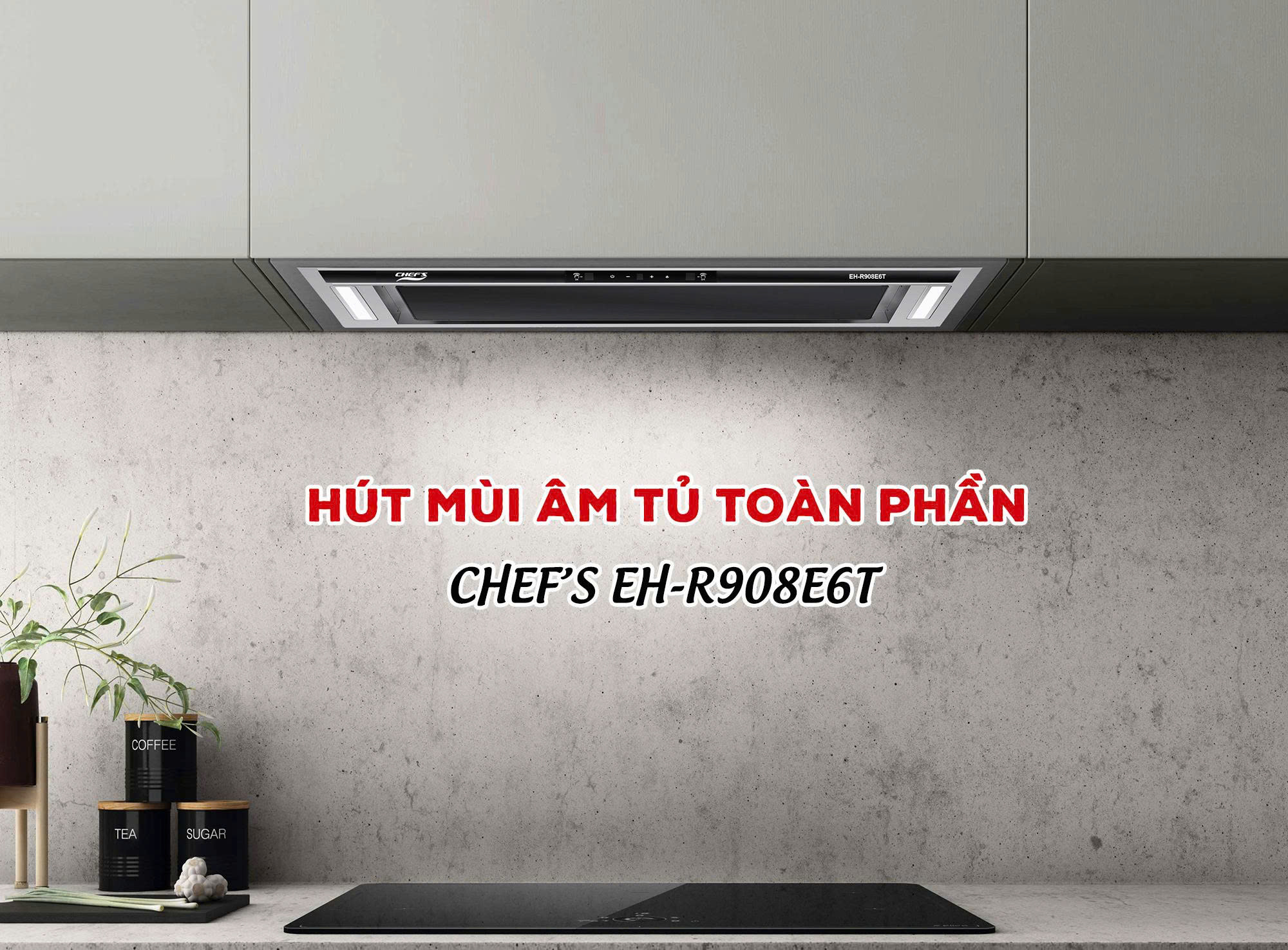 Máy Hút Mùi CHEFS EH-R908E6T