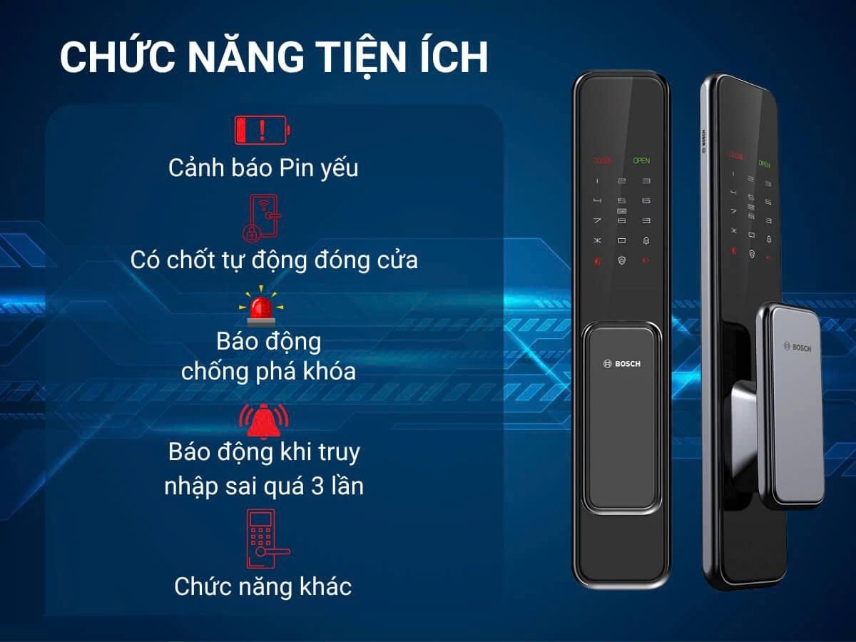 Khóa Điện Tử BOSCH EL 600 EU GRAY