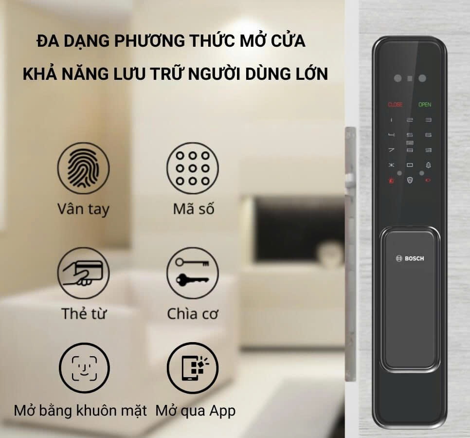Khóa Điện Tử BOSCH EL600VF GRAY