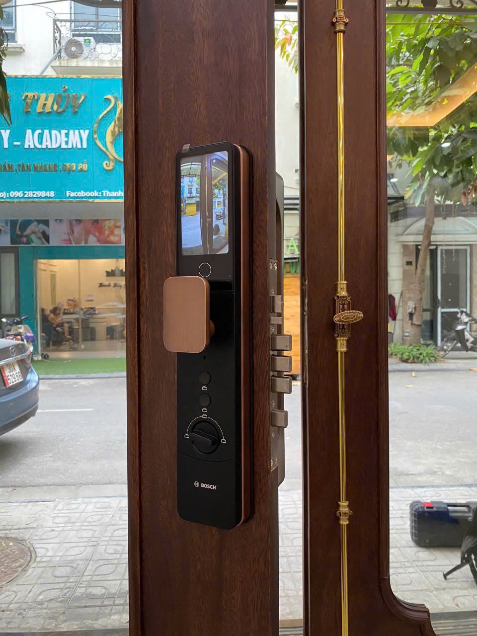 Khóa Điện Tử BOSCH FU6 PLUS BRONZE DE