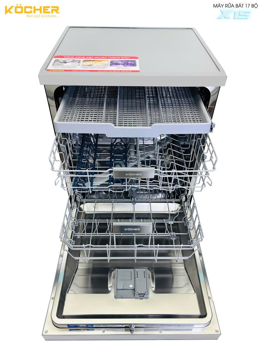 Máy rửa chén KOCHER KDEU-X15S