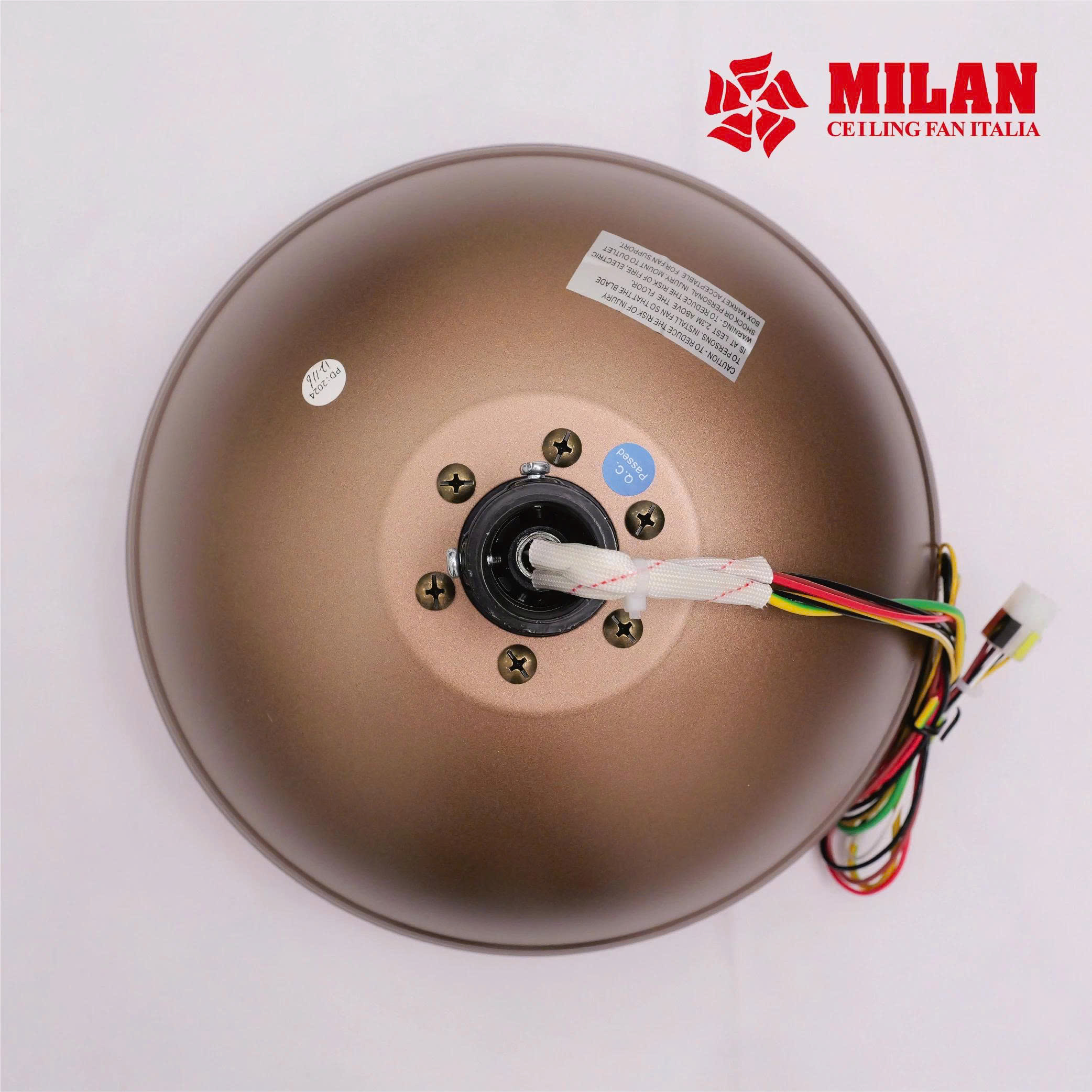 Quạt Trần FENGYE-MILAN FY509 Màu Đồng Cát