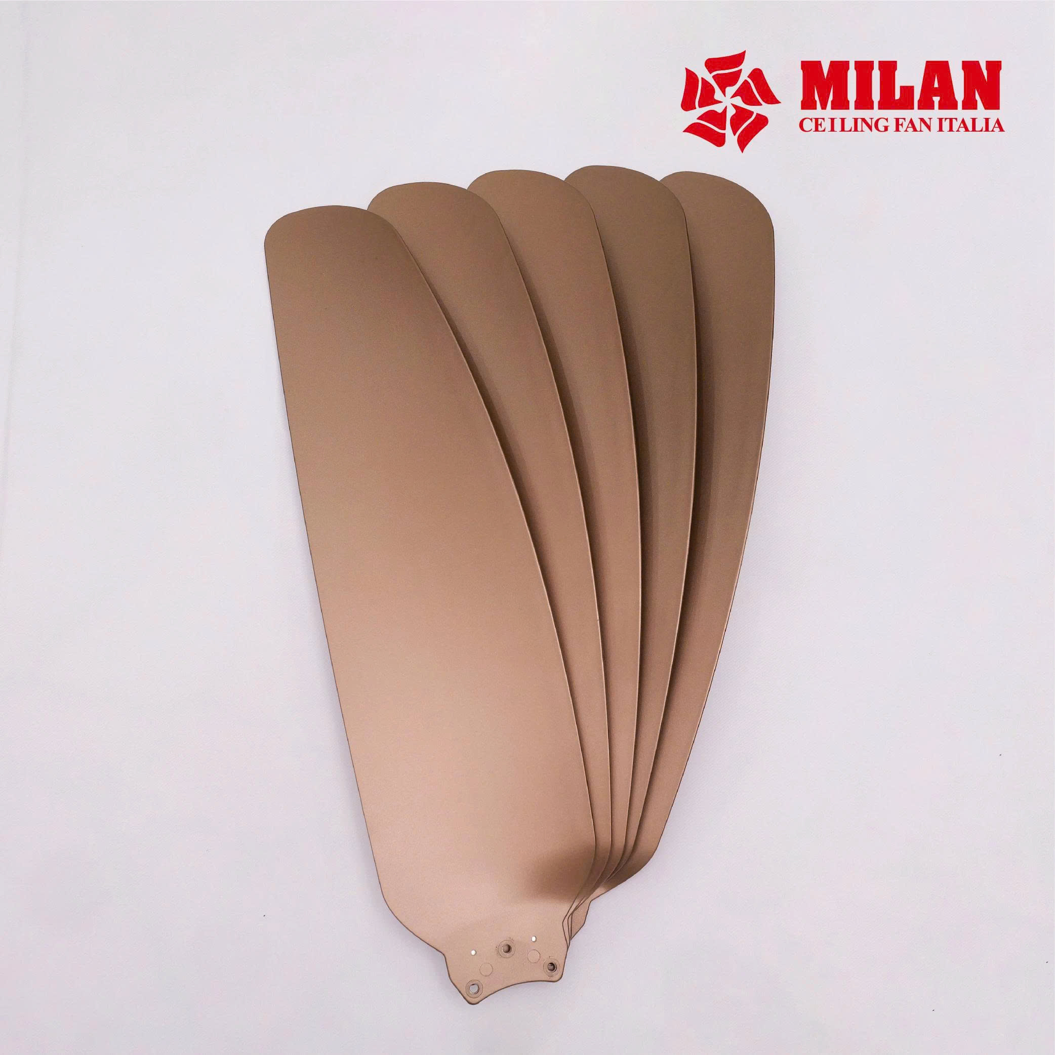Quạt Trần FENGYE-MILAN FY509 Màu Đồng Cát