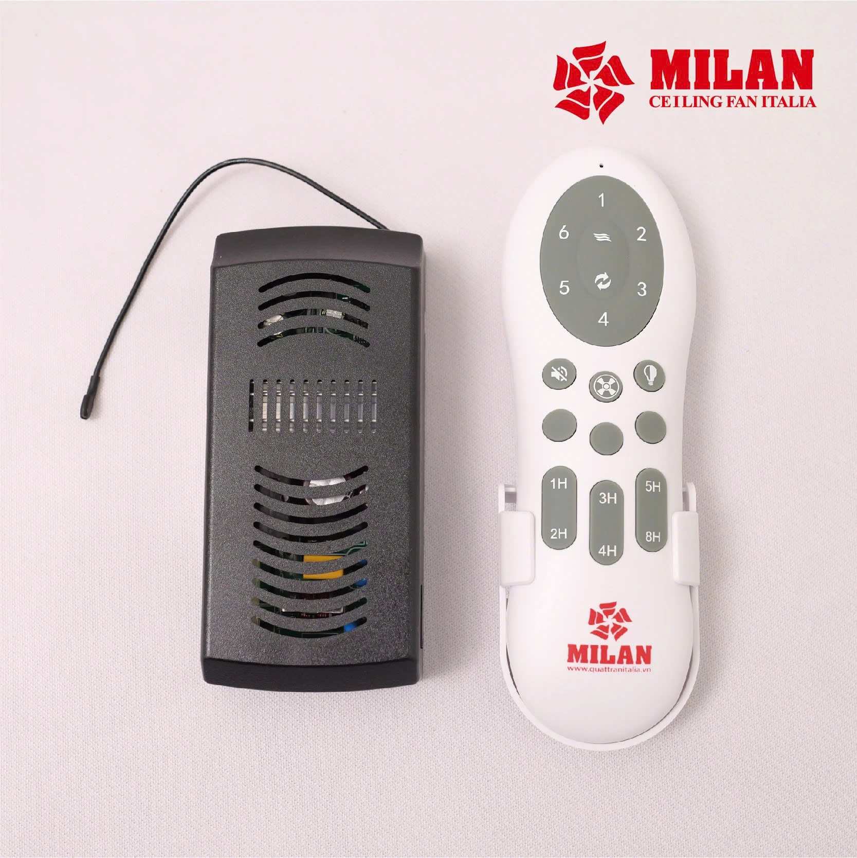 Quạt Trần FENGYE-MILAN FY568 Màu Đen