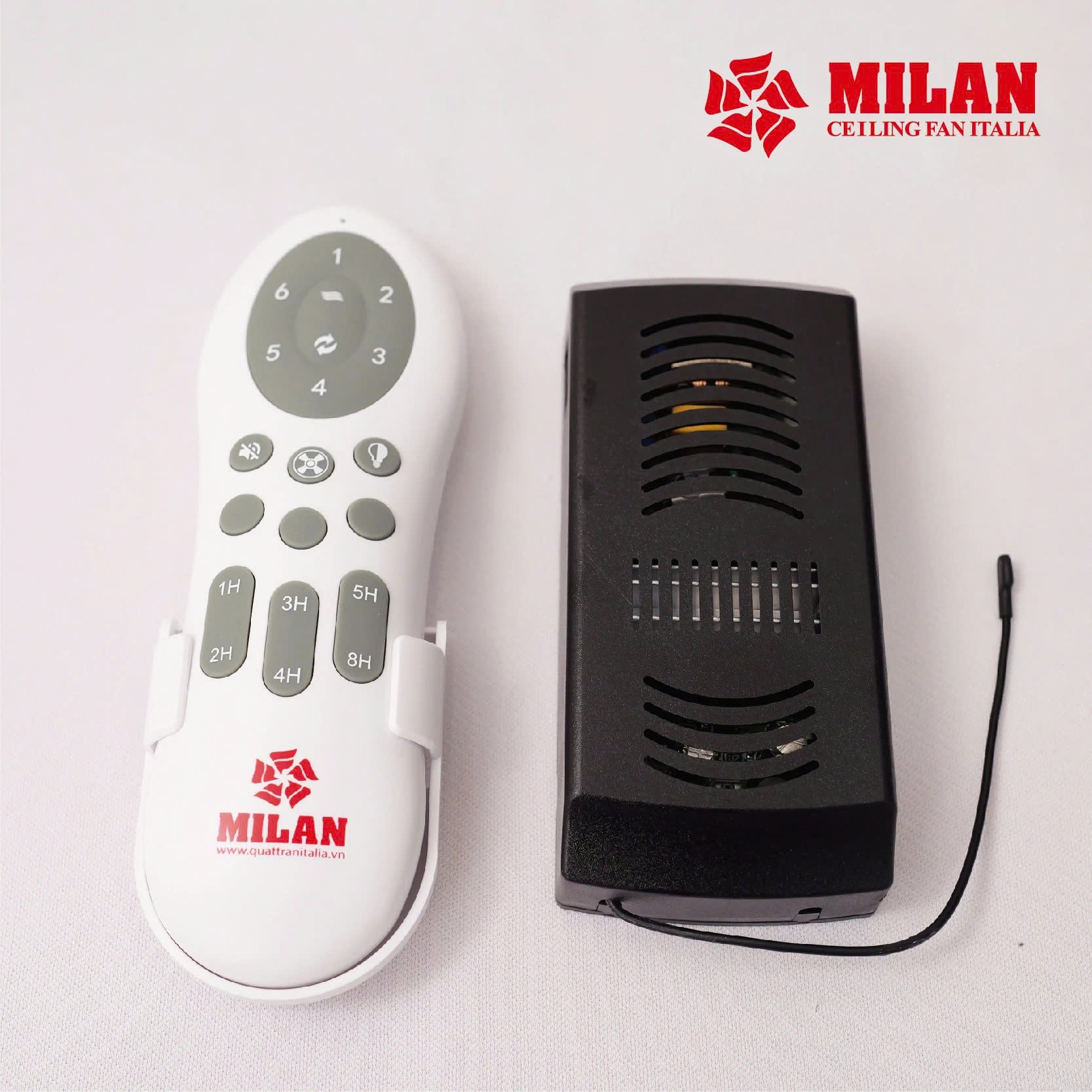Quạt Trần FENGYE-MILAN FY568 Màu Trắng 1,06m