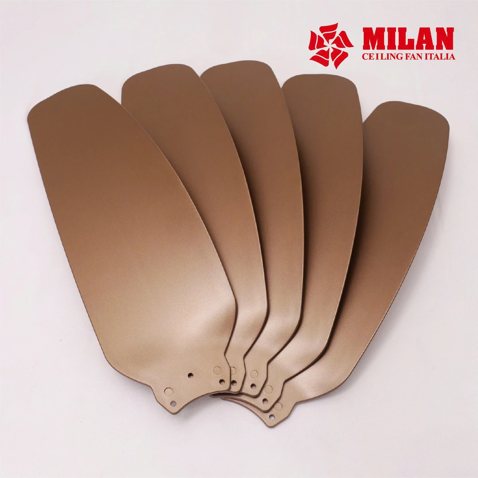 Quạt Trần FENGYE-MILAN FY588 Màu Đồng Cát 1,06m