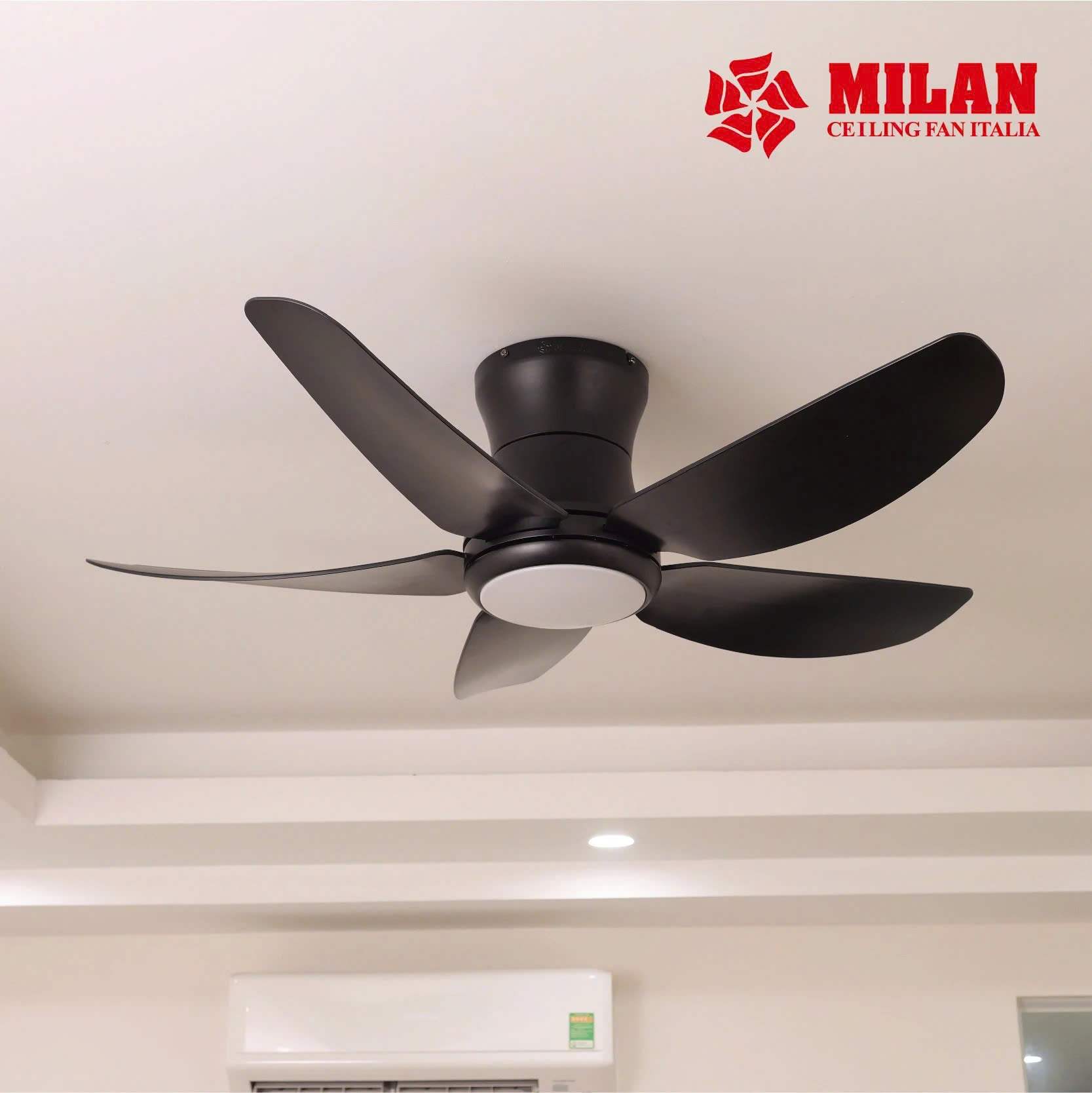 Quạt Trần FENGYE-MILAN FY588 Màu Đen