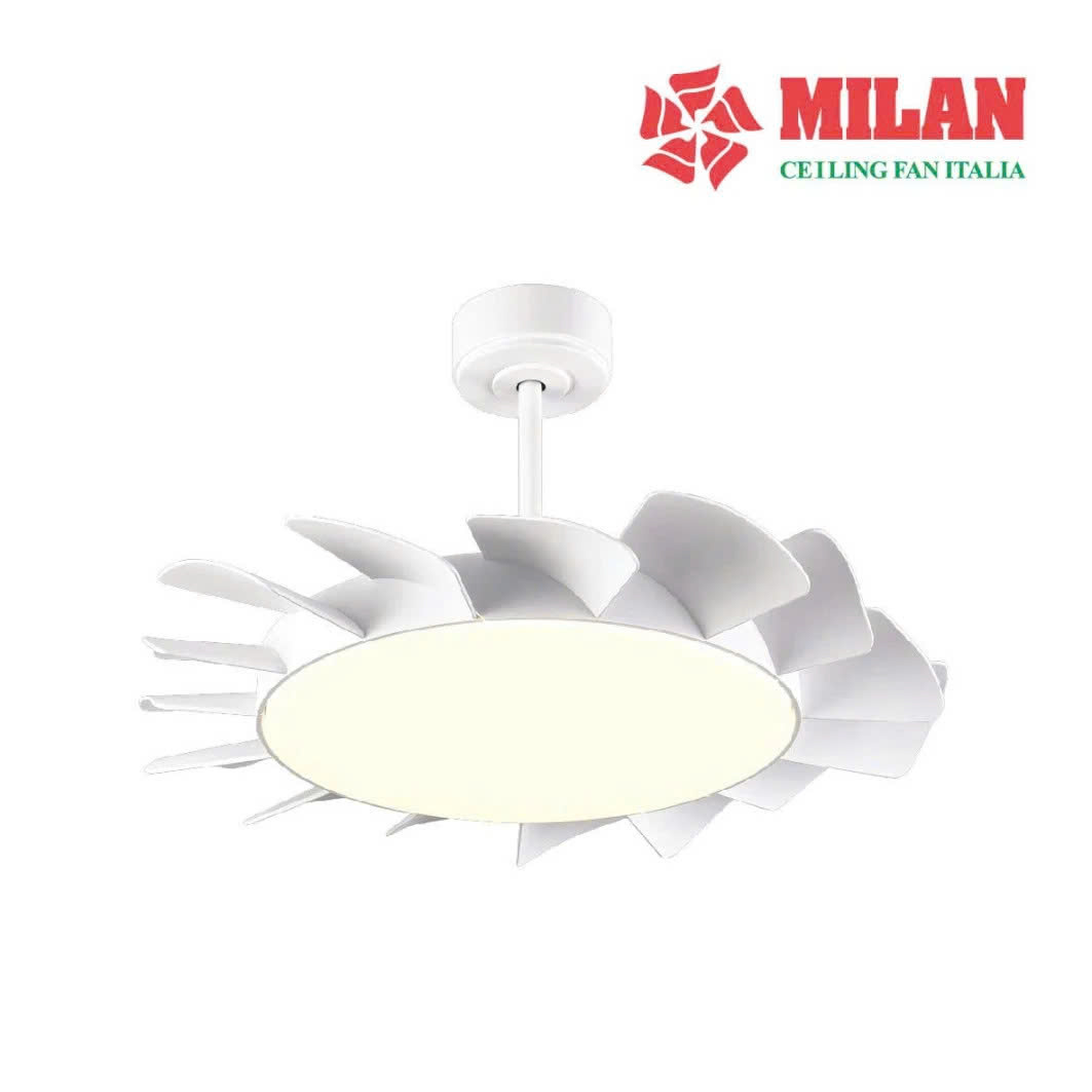 Quạt Trần FENGYE-MILAN FY566 Màu Trắng
