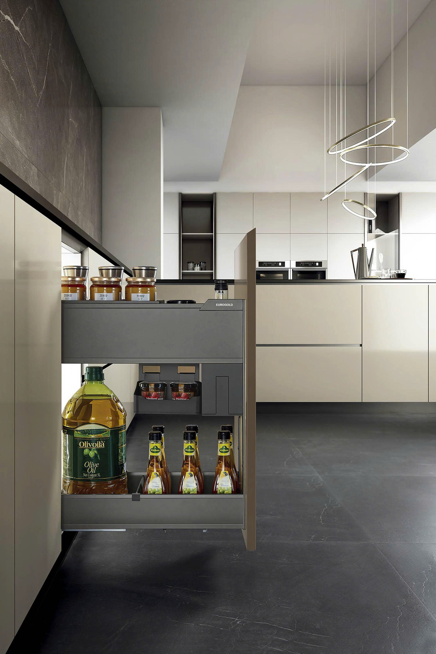 Giá gia vị nhôm Anode EUROGOLD EMG5530 | EMG5535 | EMG5540