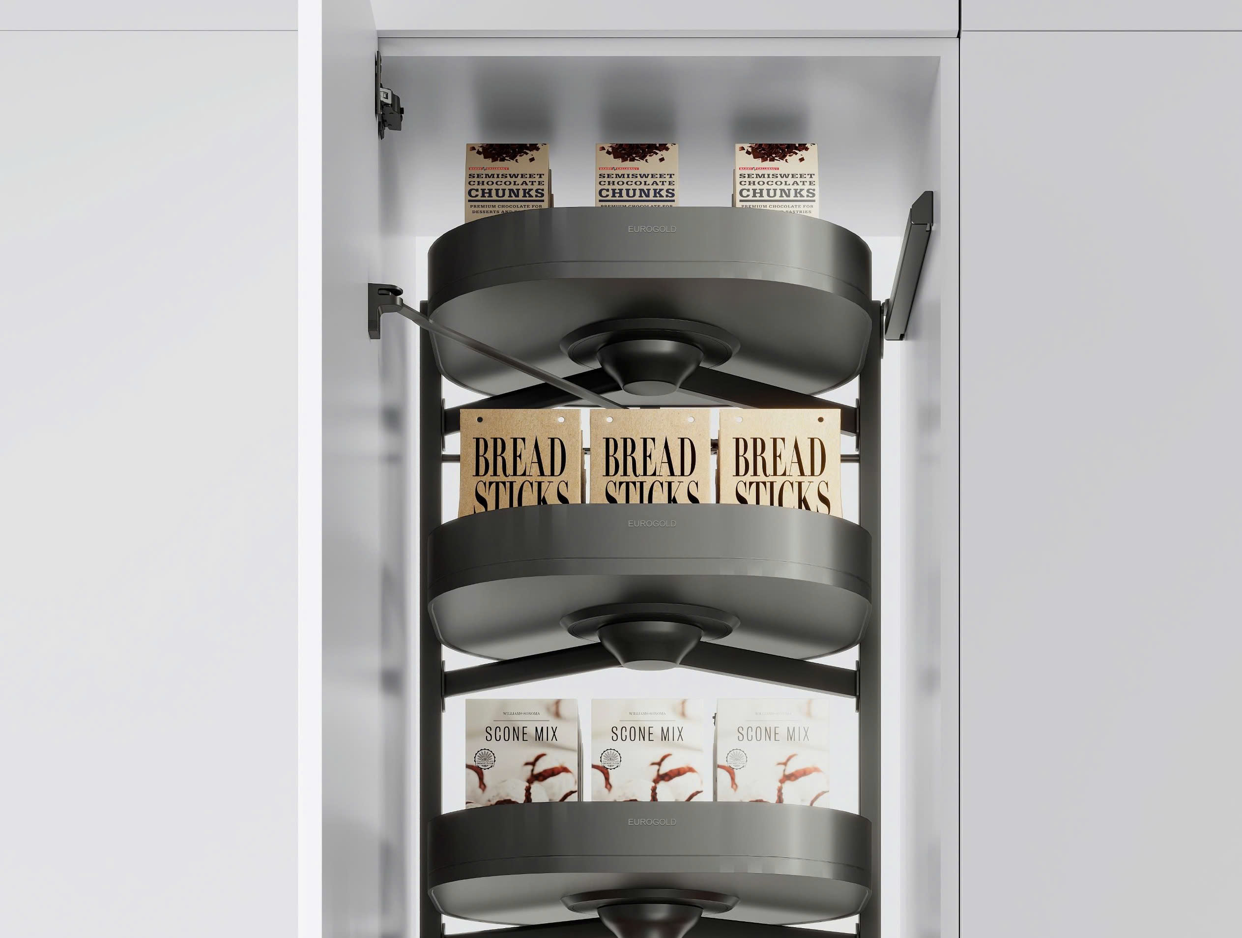 Tủ kho xoay âm tủ EUROGOLD EUM6L60XG