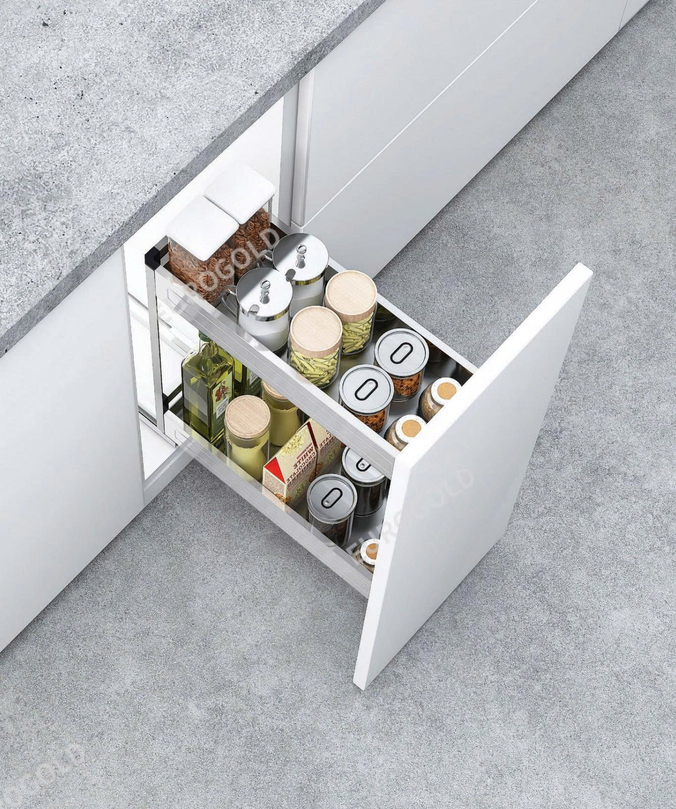 Giá gia vị hộp EUROGOLD EUB4520 | EUB4525 | EUB4530 | EUB4535 | EUB4540