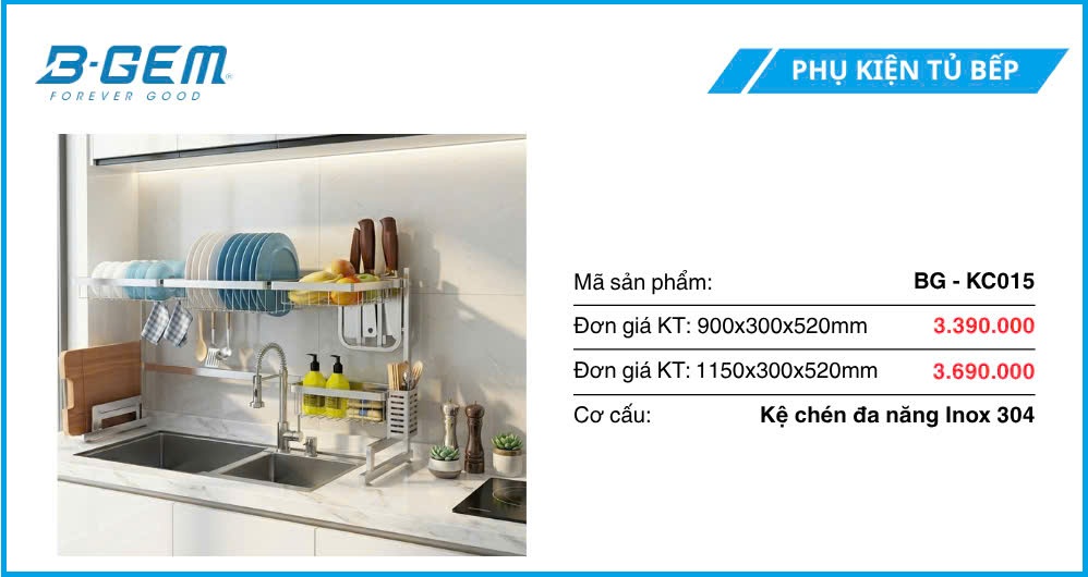 Kệ Chén Đa Năng B-gem BG-KC015