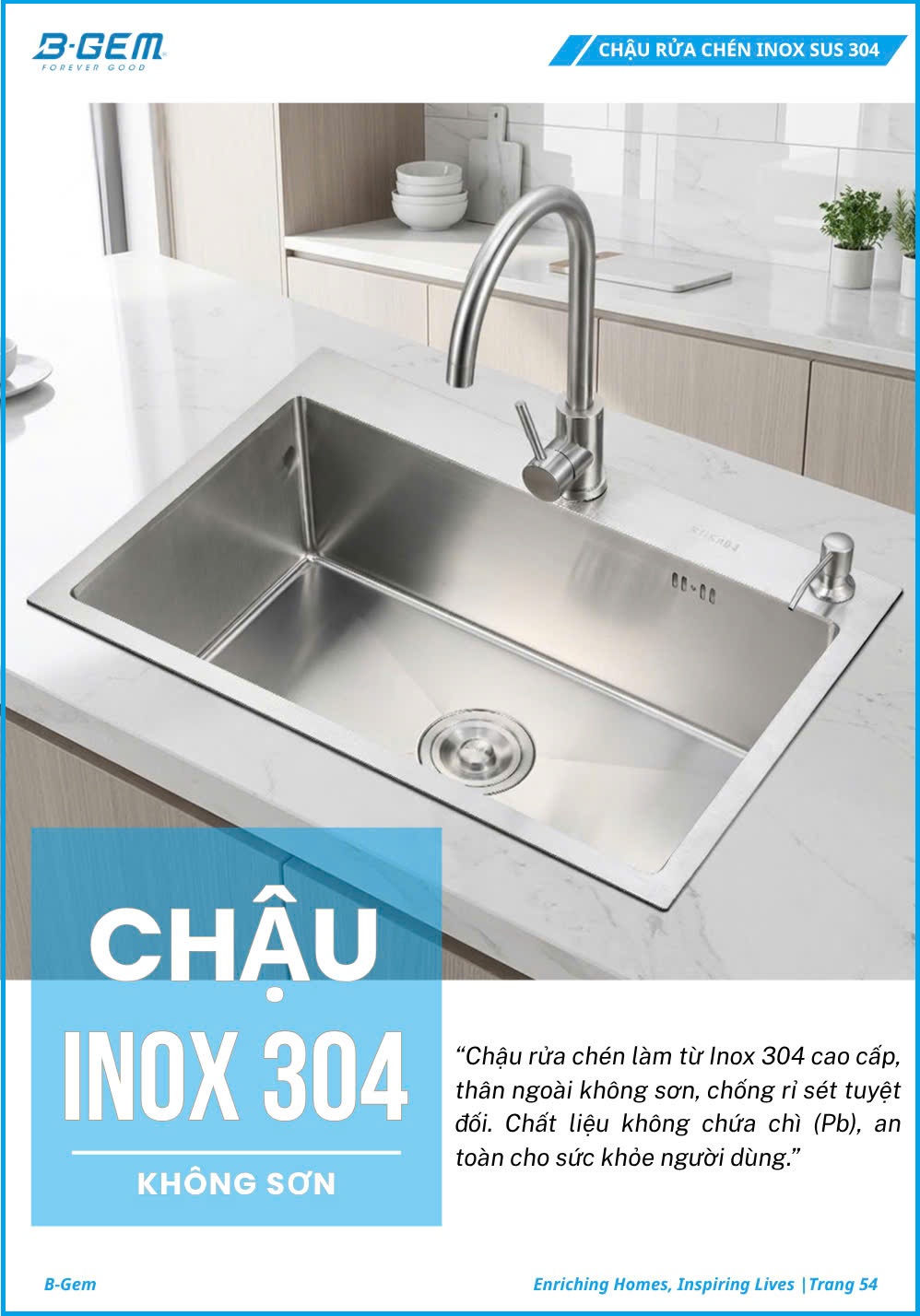 Chậu Rửa B-GEM BG-8245KS_ 1H