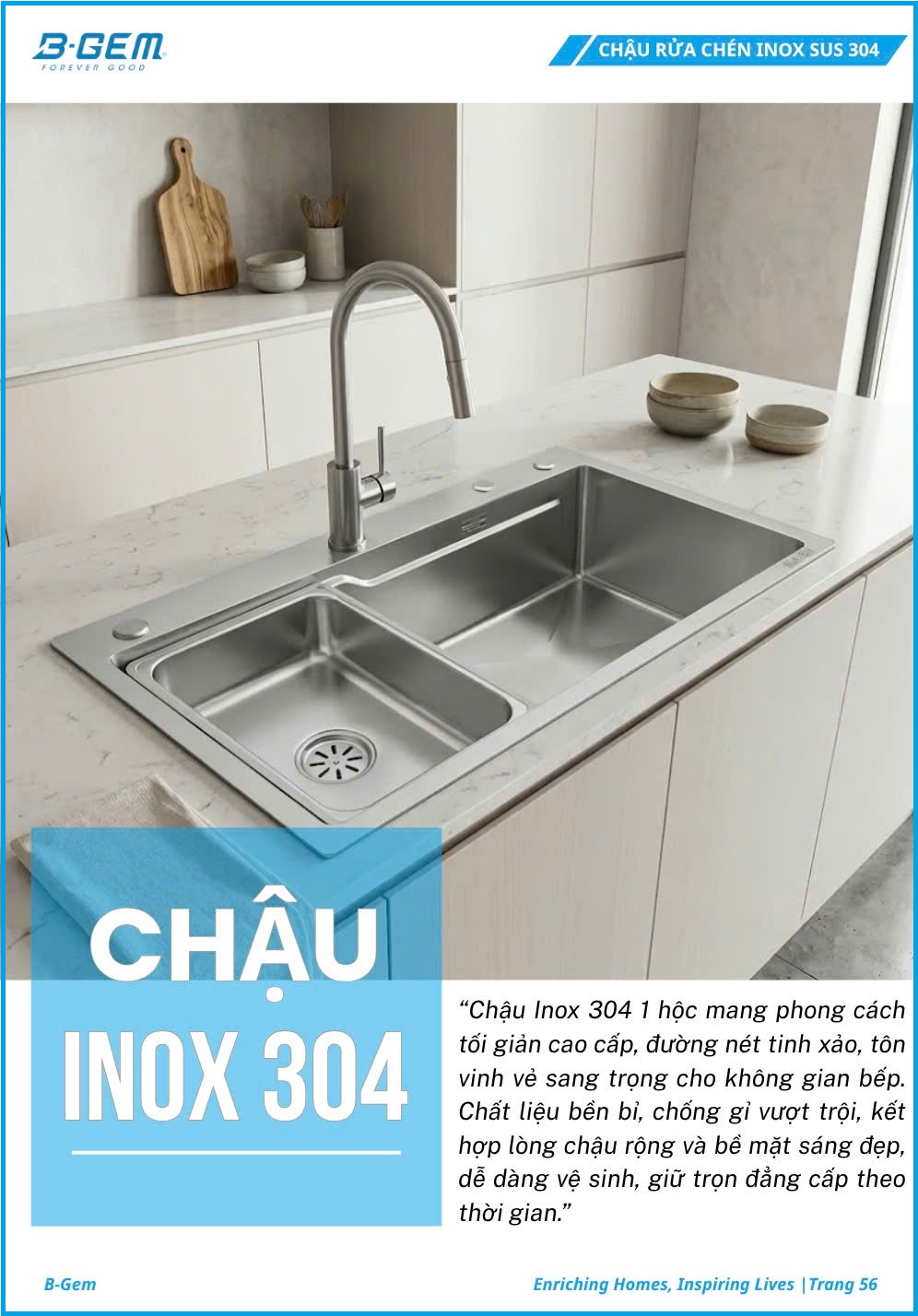 Chậu Rửa B-GEM BG-8048HB