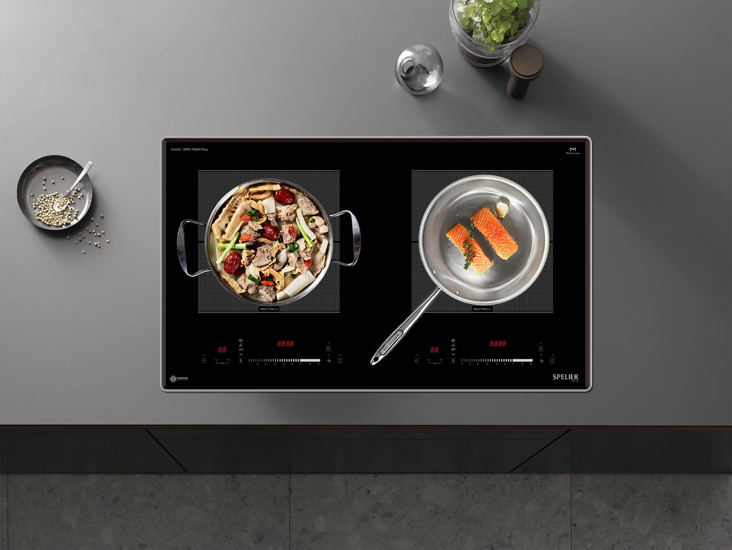 Bếp từ SPELIER  SPM T666N