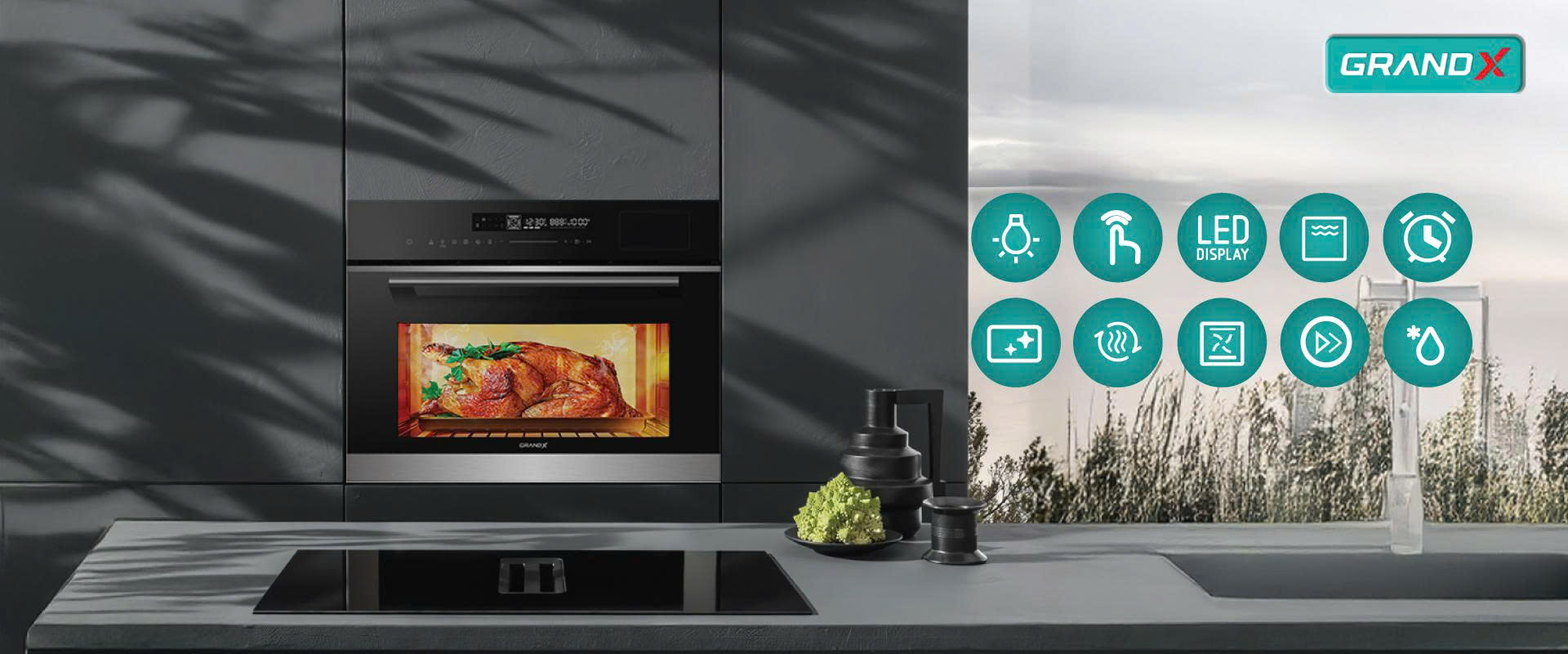 Lò Nướng GrandX GX50MOS7
