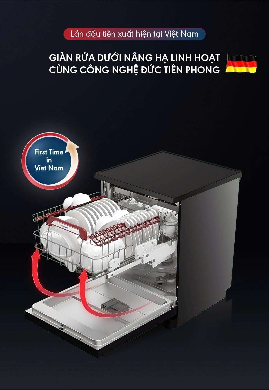 Máy Rửa Chén CANZY CZ-B15EU TORNADO PRO