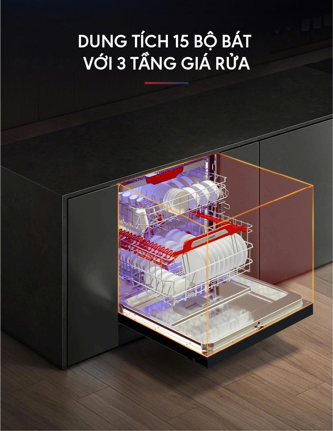 Máy Rửa Chén CANZY CZ-B15EU TORNADO PRO
