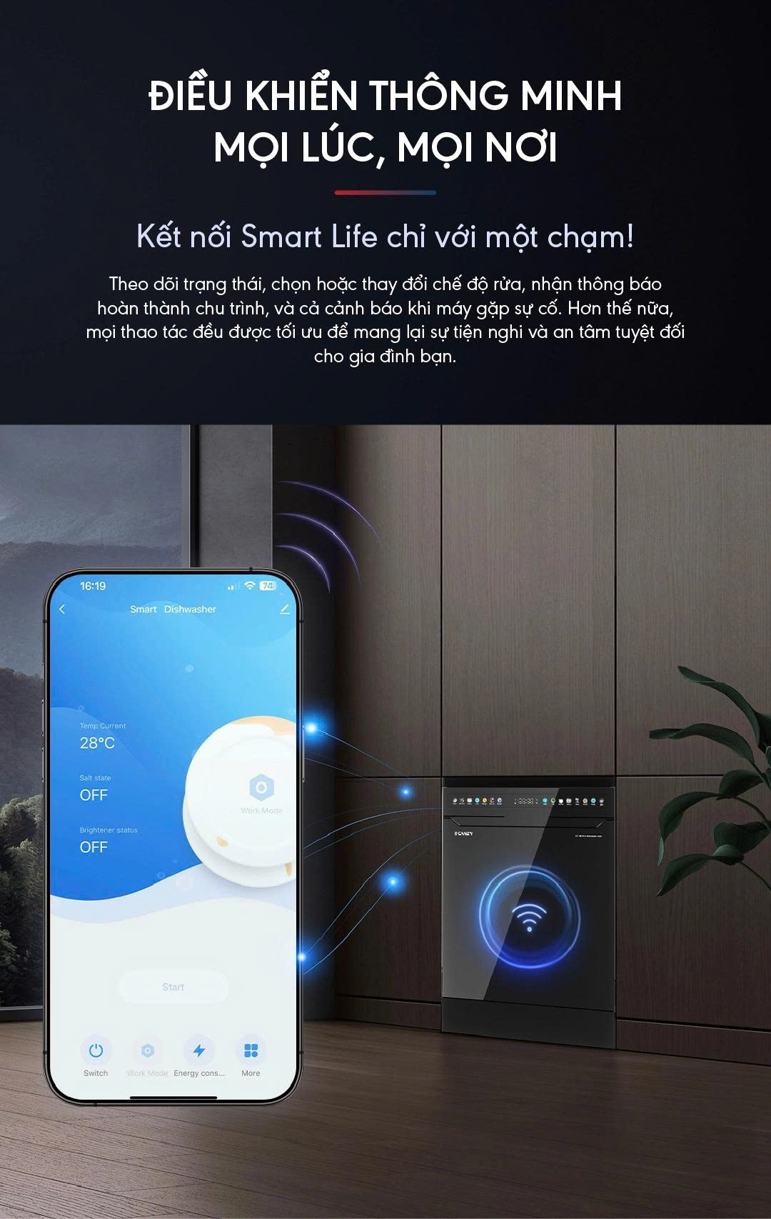 Máy Rửa Chén CANZY CZ-B15EU TORNADO PRO