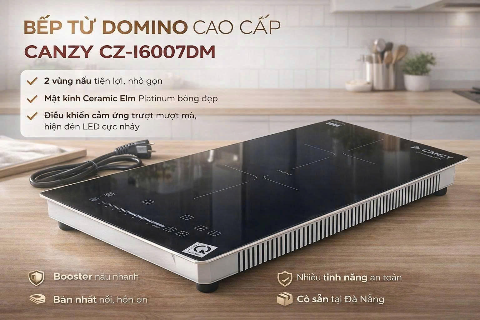 Bếp Domino Canzy CZ-I6007DM