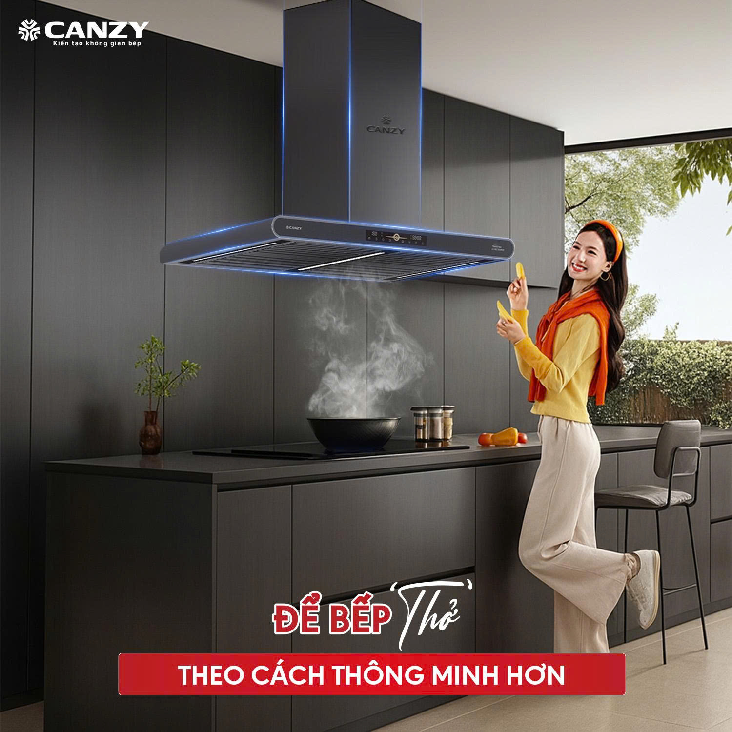 Máy hút mùi Canzy CZ-IDC ISLAND