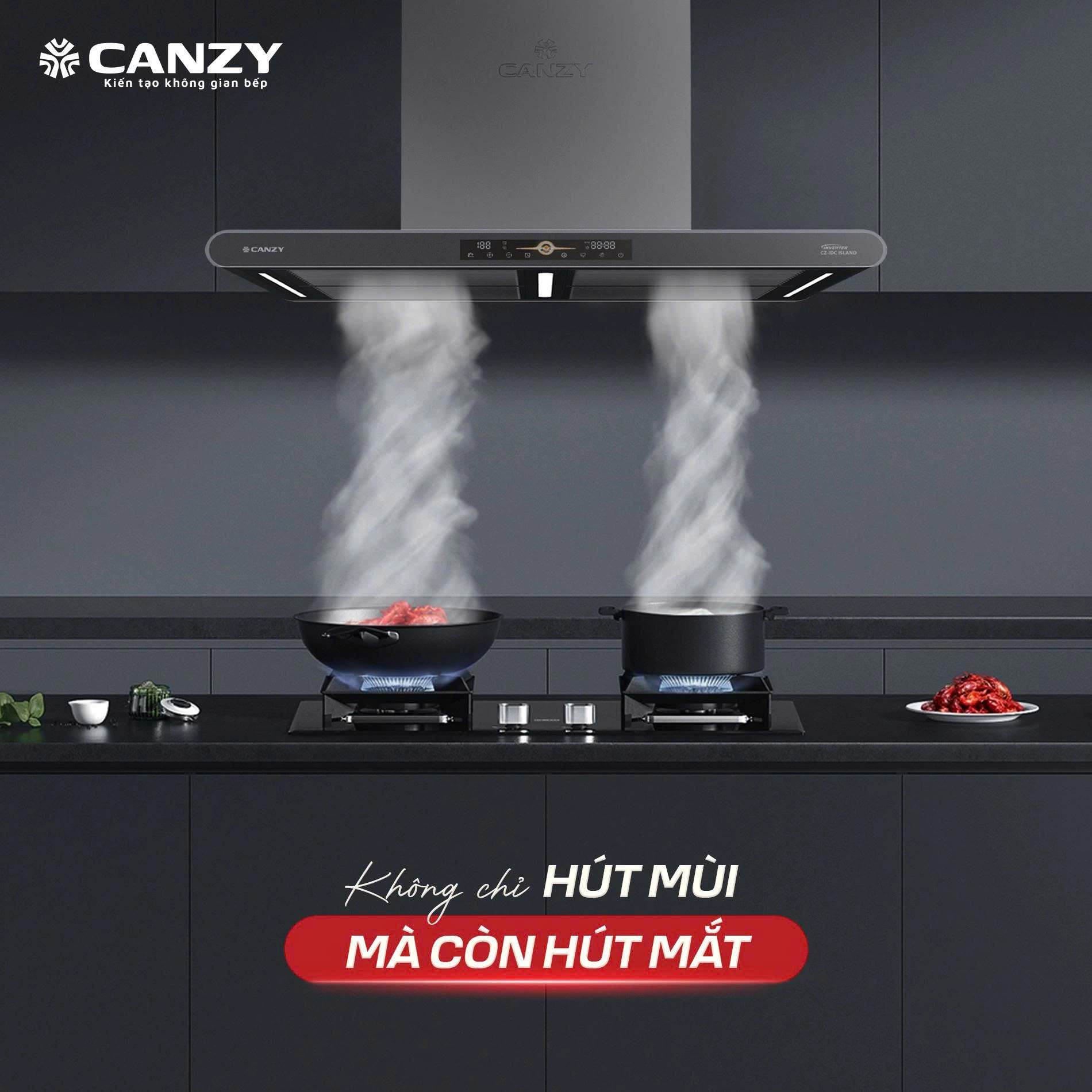Máy hút mùi Canzy CZ-IDC ISLAND