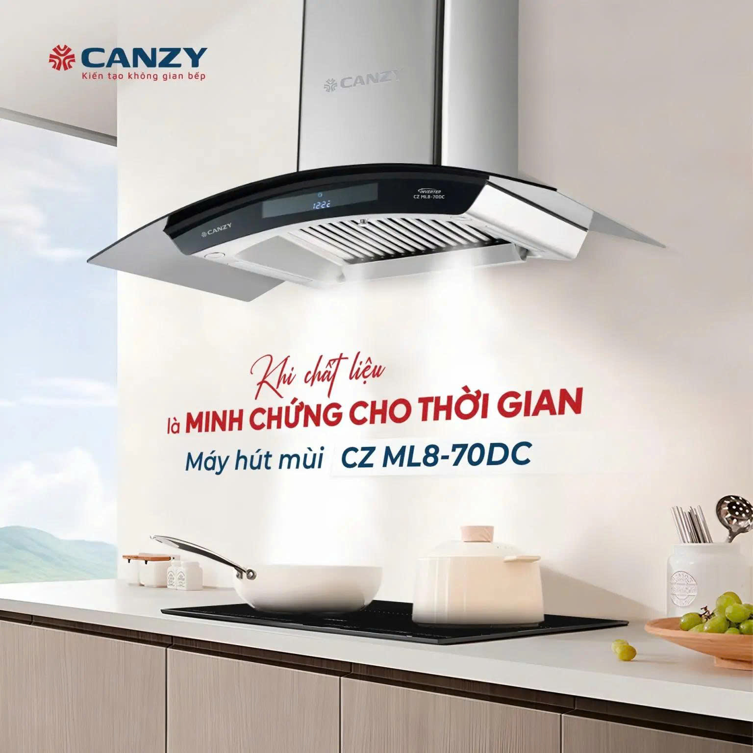 Hút Mùi Canzy CZ ML8-70DC