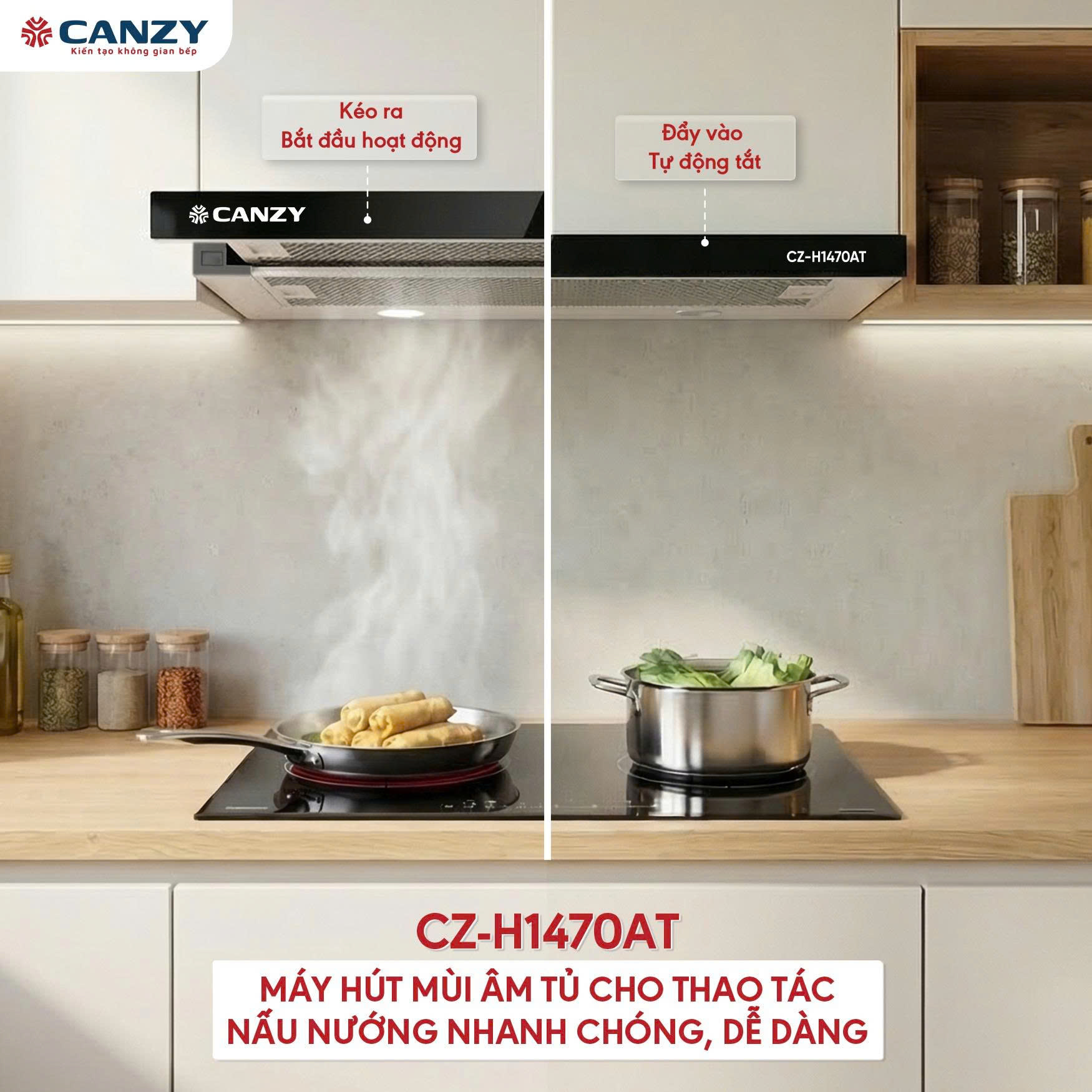 Máy Hút Mùi Canzy CZ-H1470AT