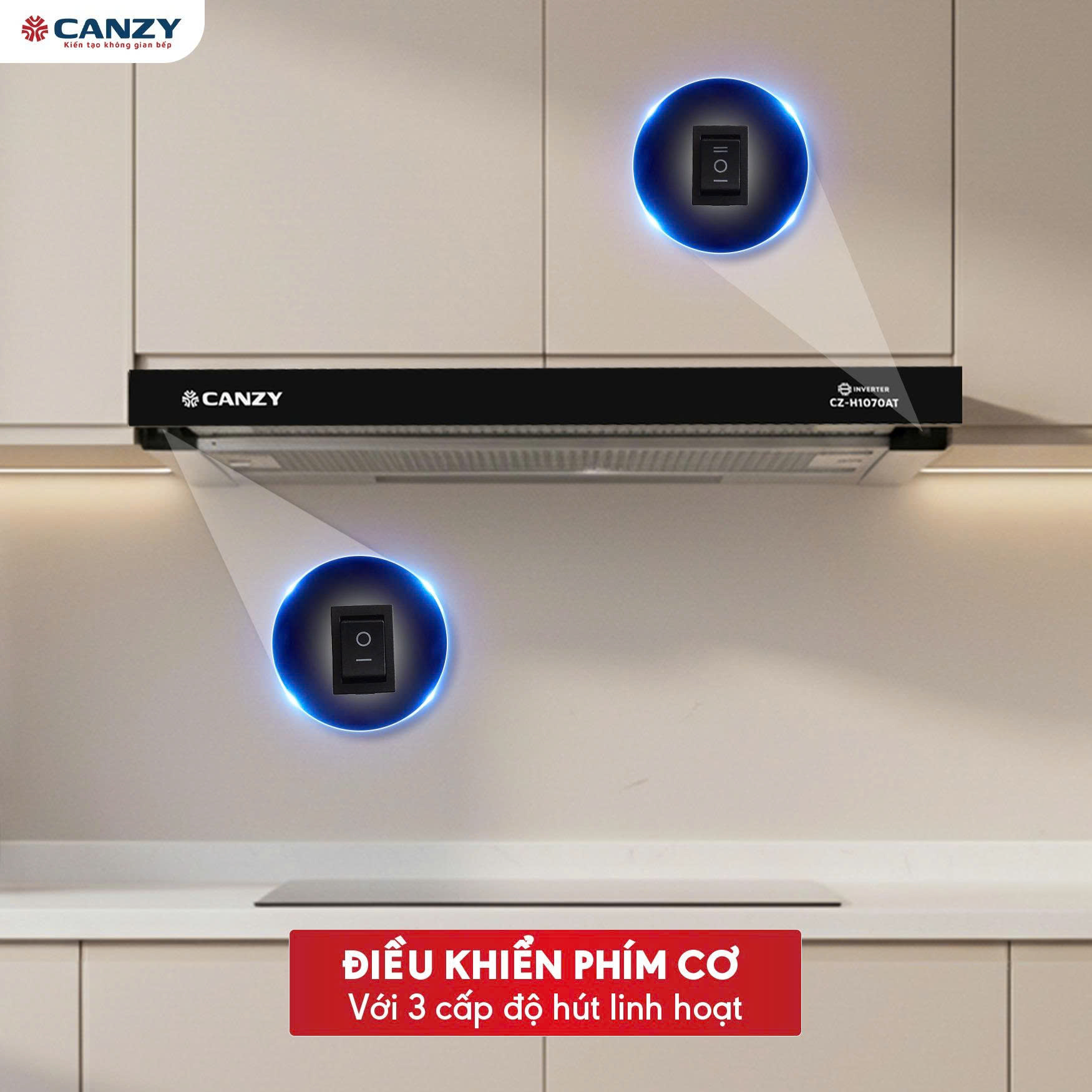 Máy Hút Mùi Canzy CZ-H1070AT