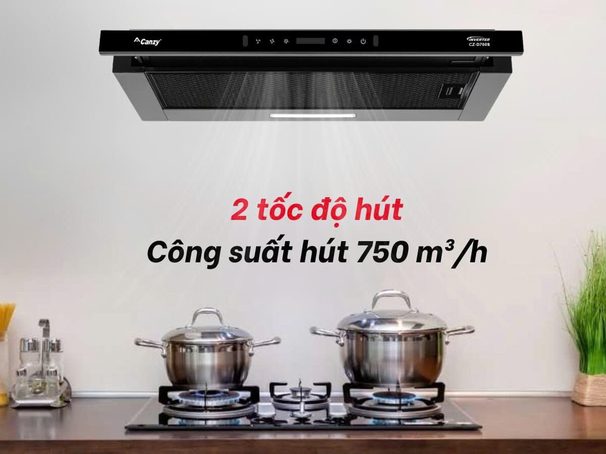 Máy Hút Mùi Canzy CZ-D600B
