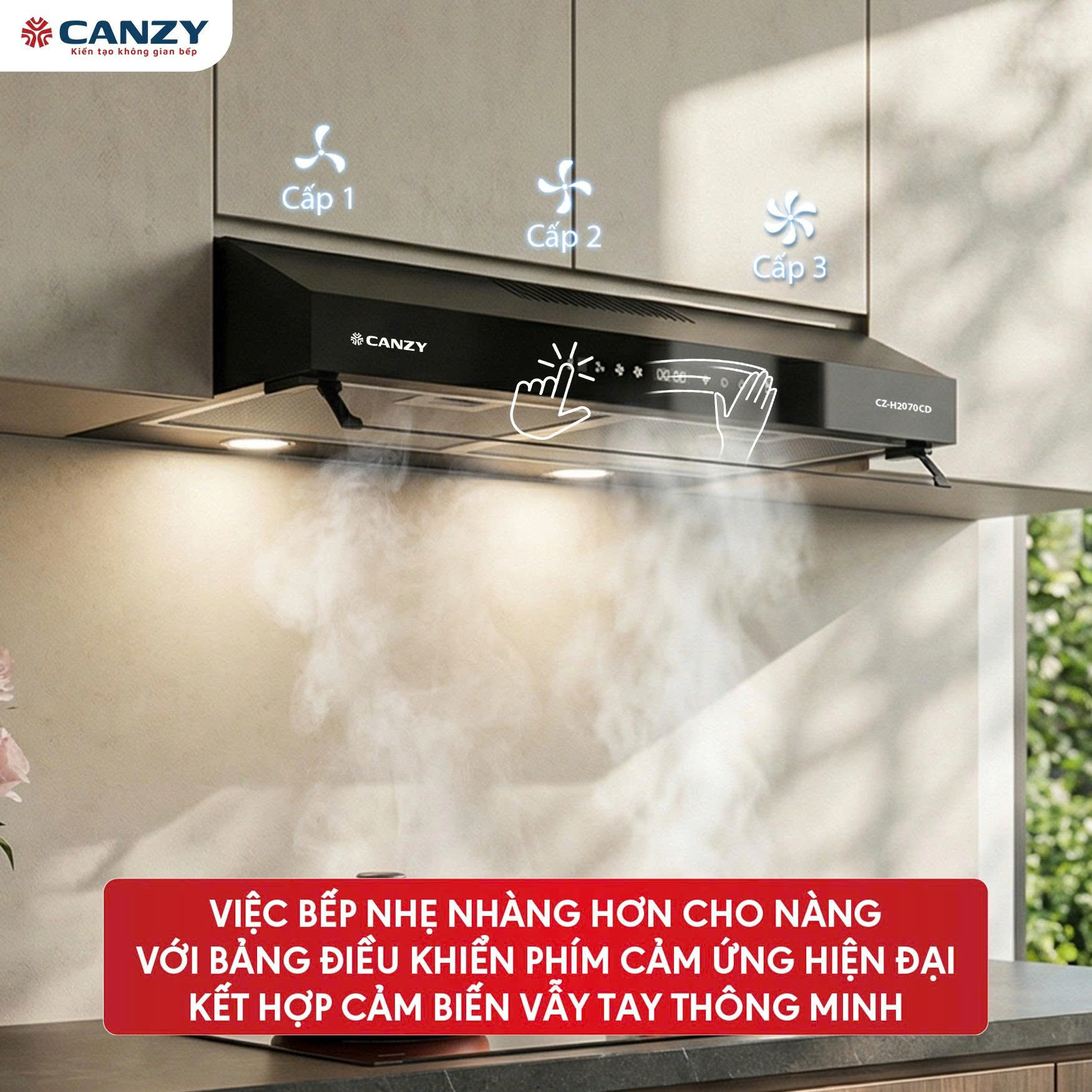 Máy Hút Mùi Canzy CZ-H2060CD