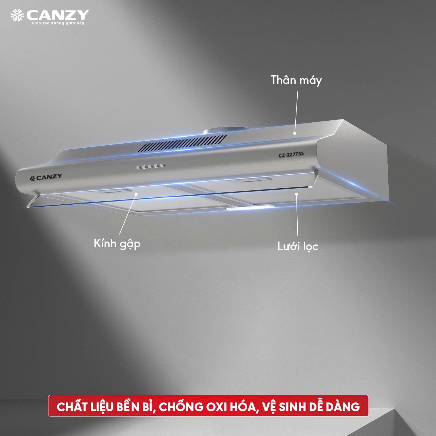Máy hút mùi Canzy CZ-2277SS