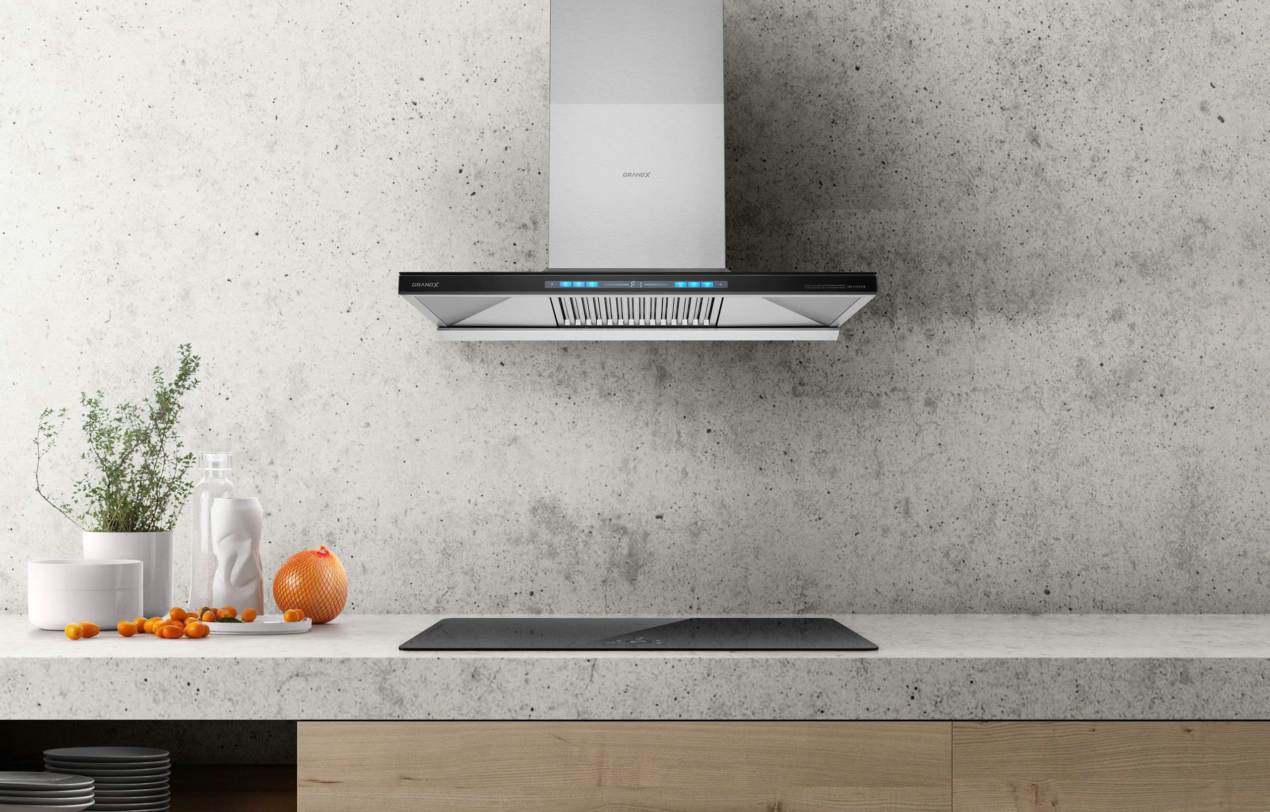 Máy Hút Mùi GRANDX GX-H70T81B / GX-H70T81SB