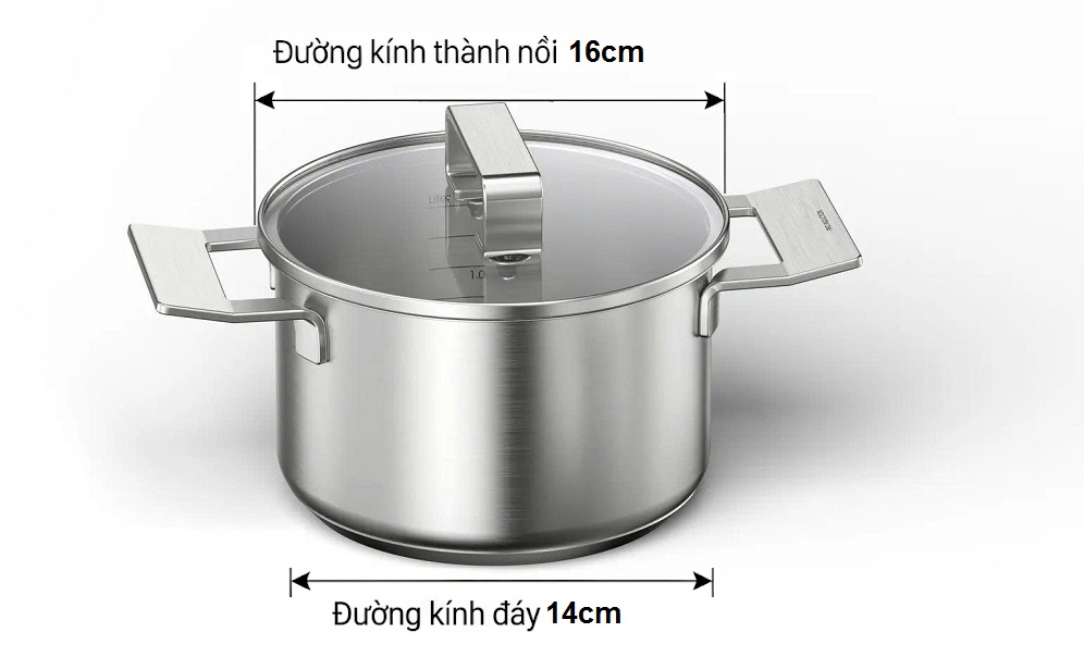 Bộ Nồi Chảo 6 Món Bosch HEZ9SE060