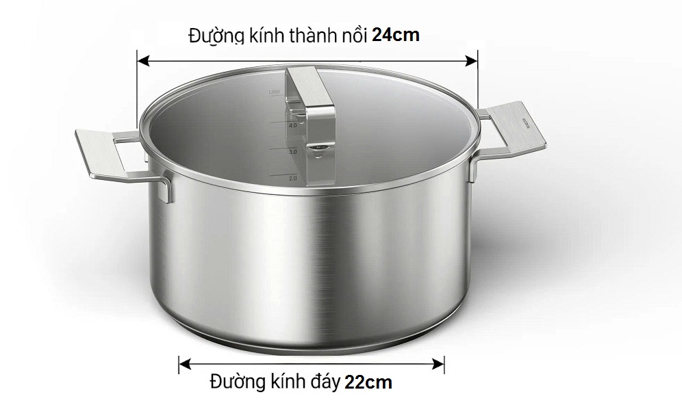 Bộ Nồi Chảo 6 Món Bosch HEZ9SE060
