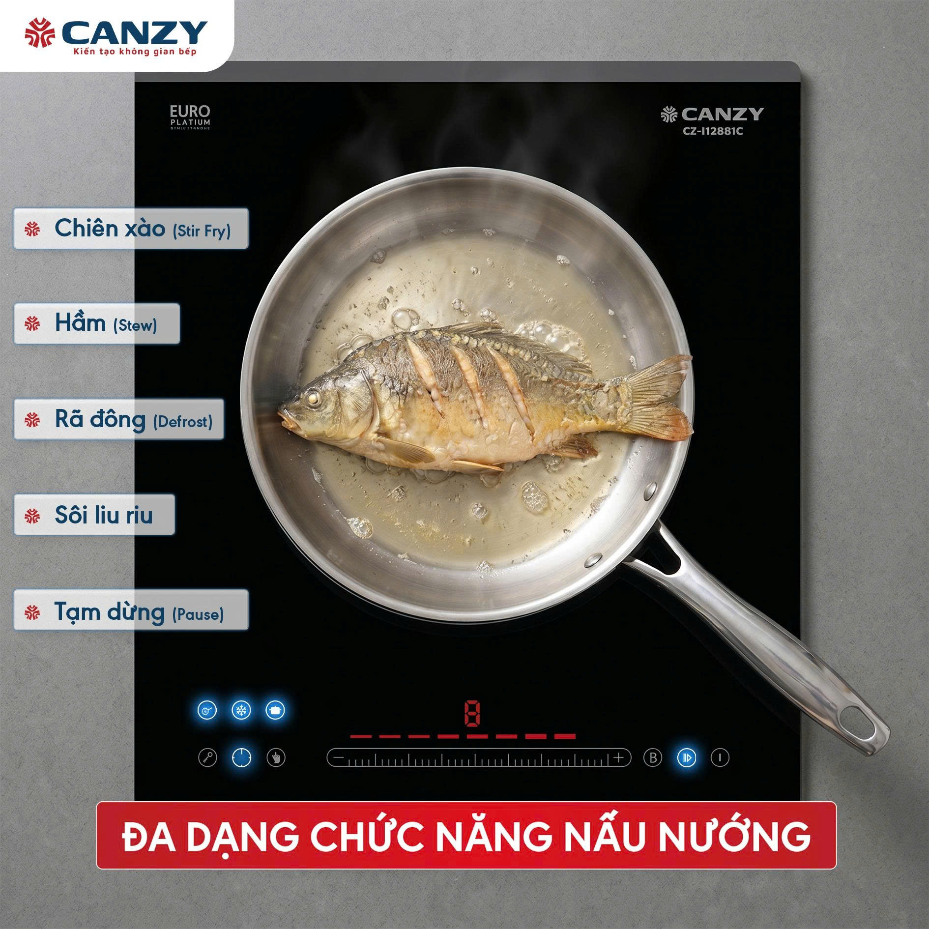 Bếp Từ Đơn CZ-1288GW