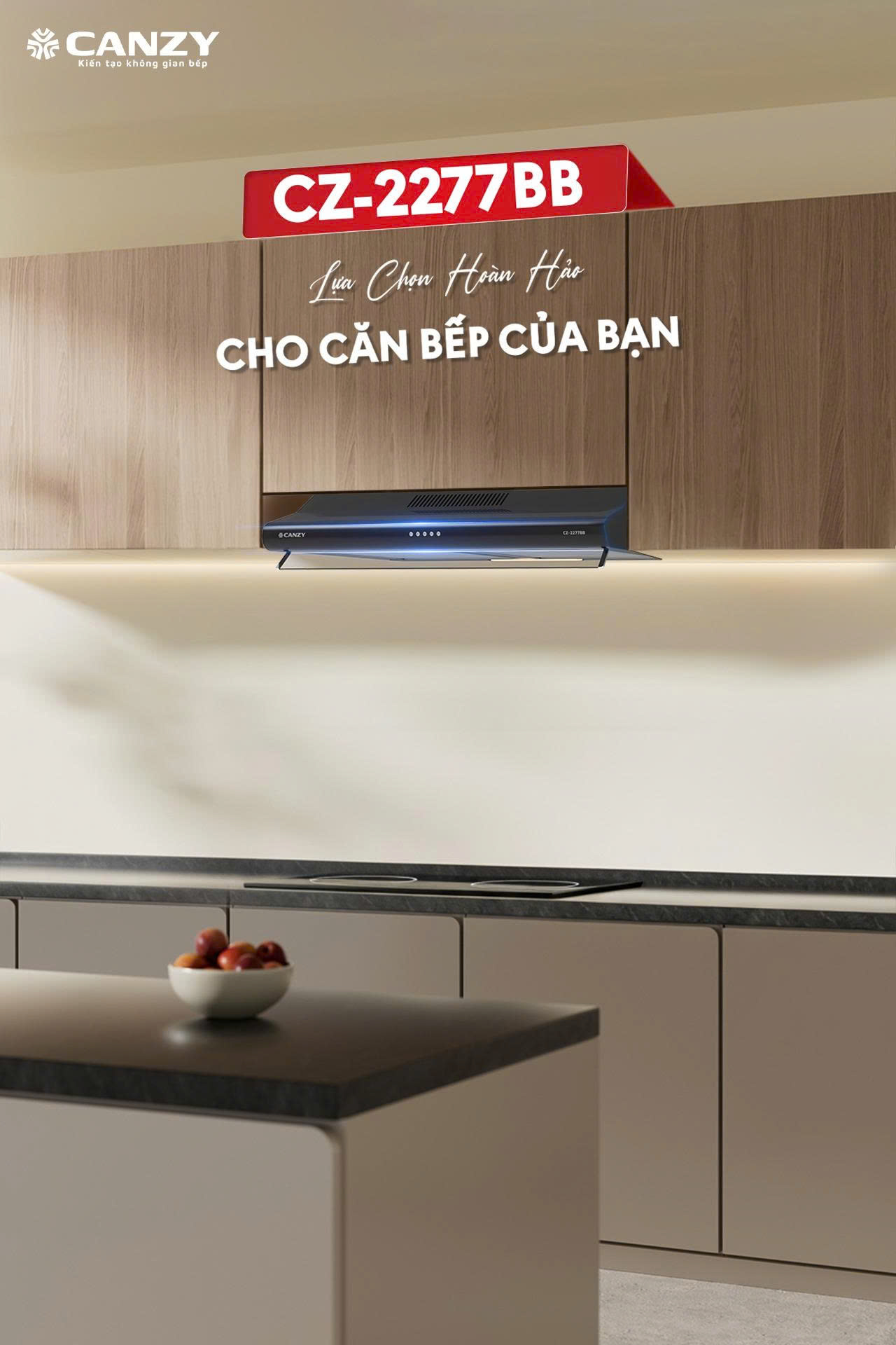 Máy hút mùi Canzy CZ-2277BB