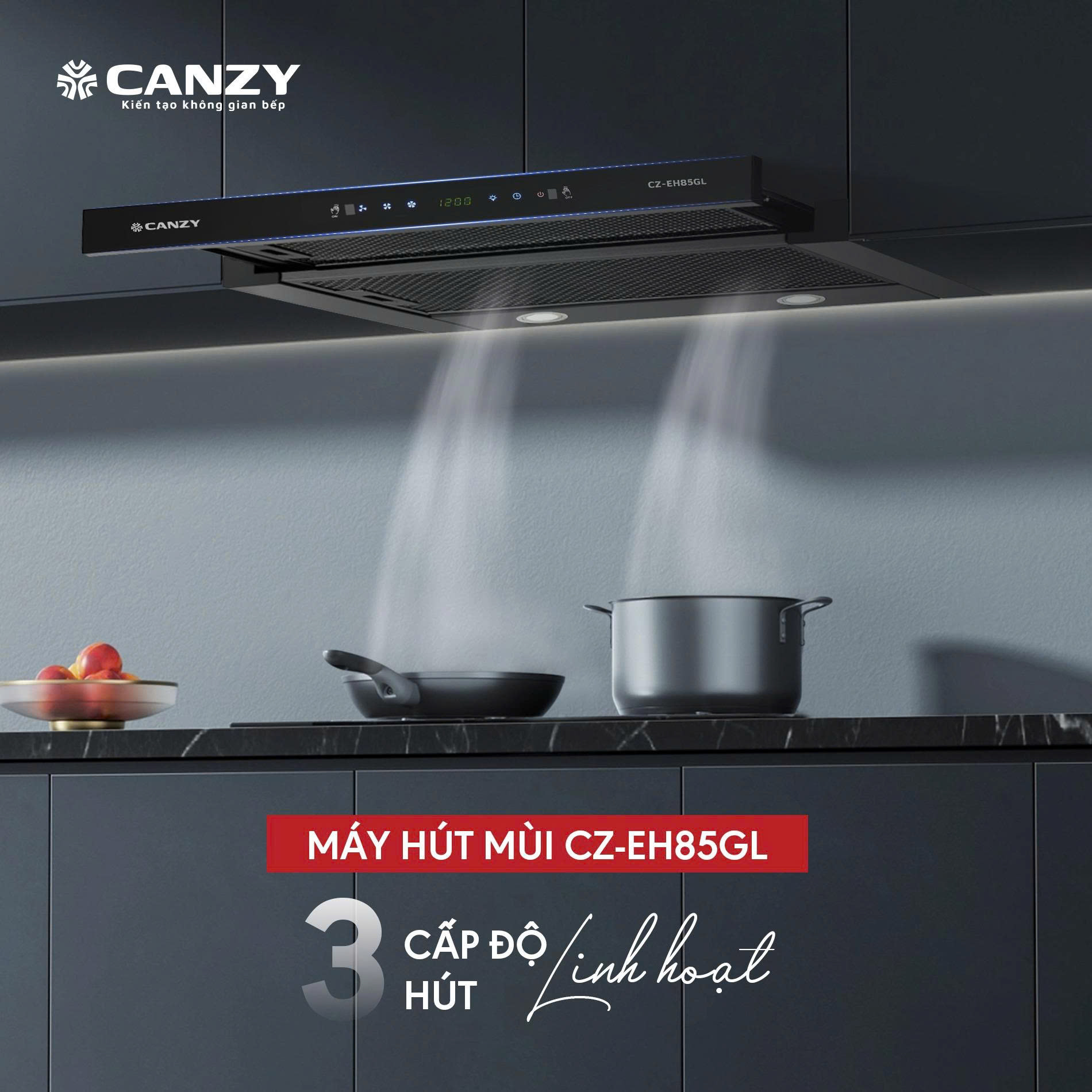 Máy Hút Mùi Canzy CZ-EH85GL