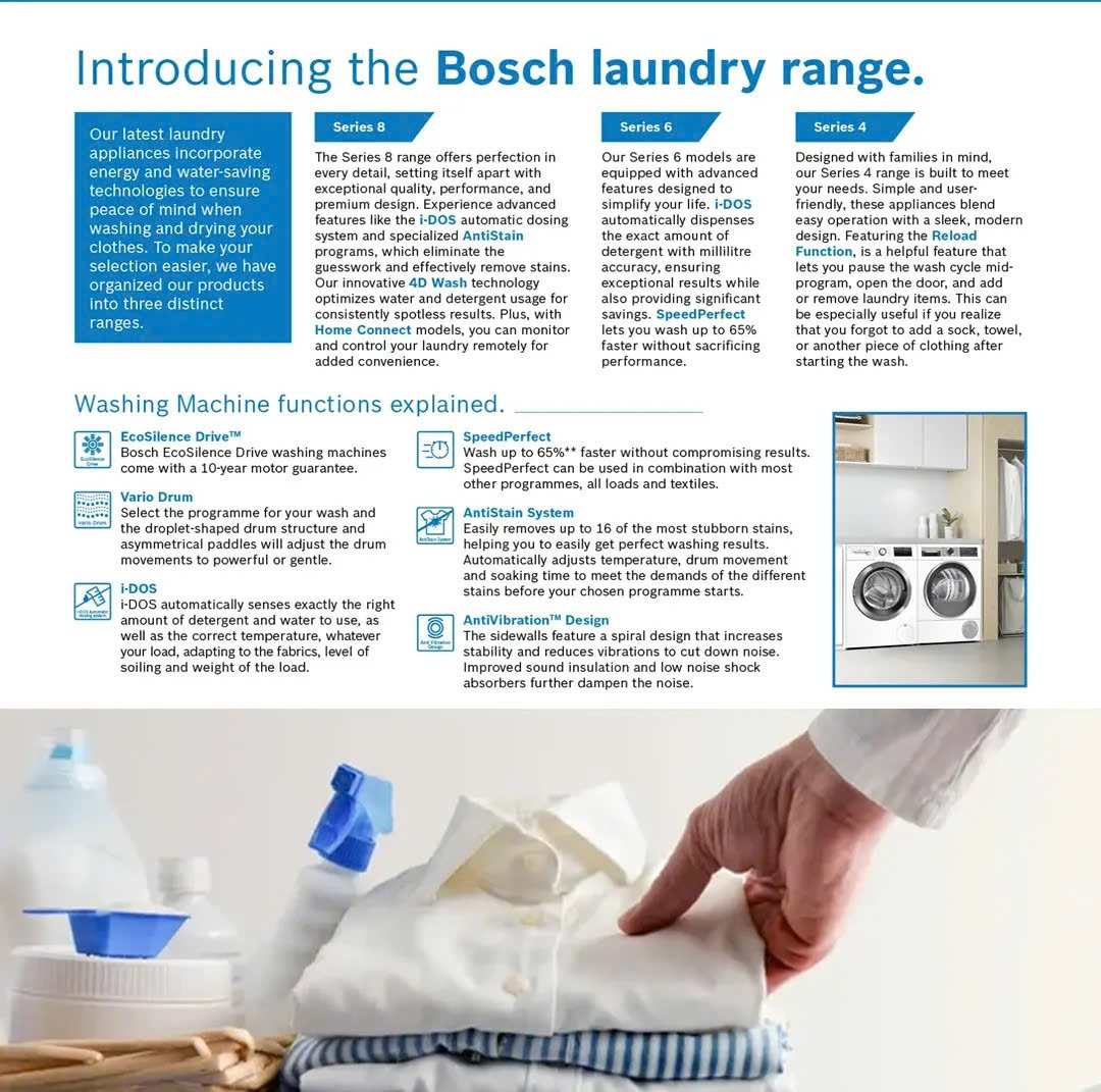 Máy Giặt BOSCH WGG25400SG | Serie 6