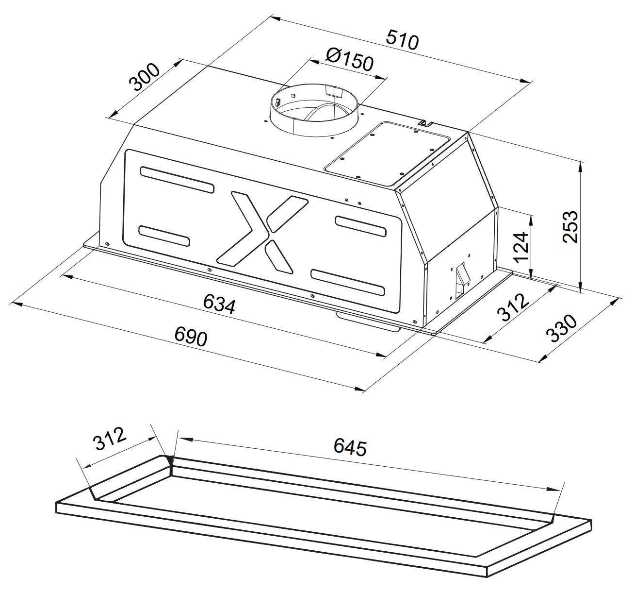 Máy Hút Mùi GRANDX GX-H70F79G