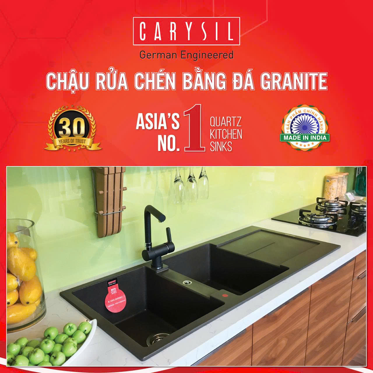 Chậu rửa Carysil ENC1-11