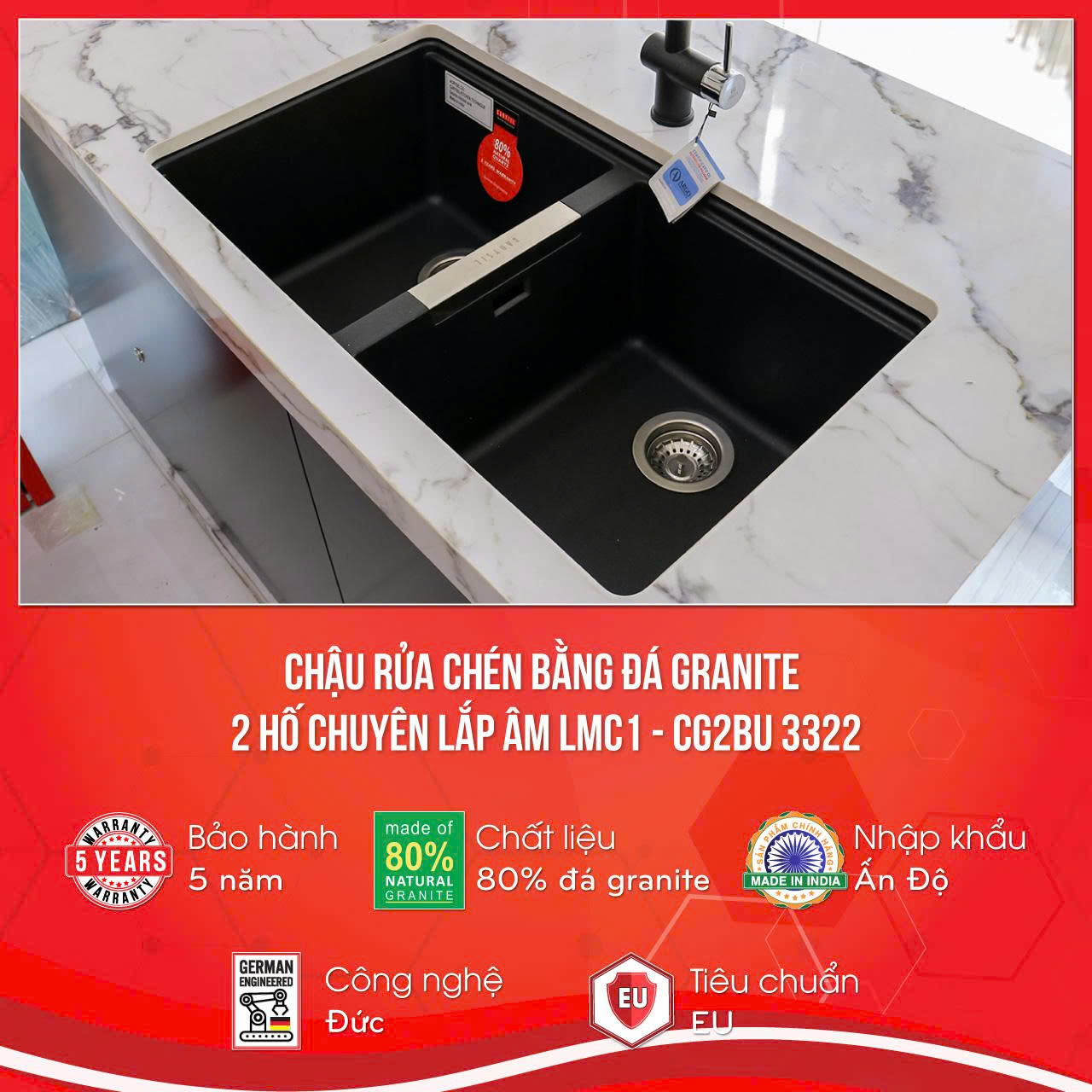 Chậu rửa Carysil LMC1-03